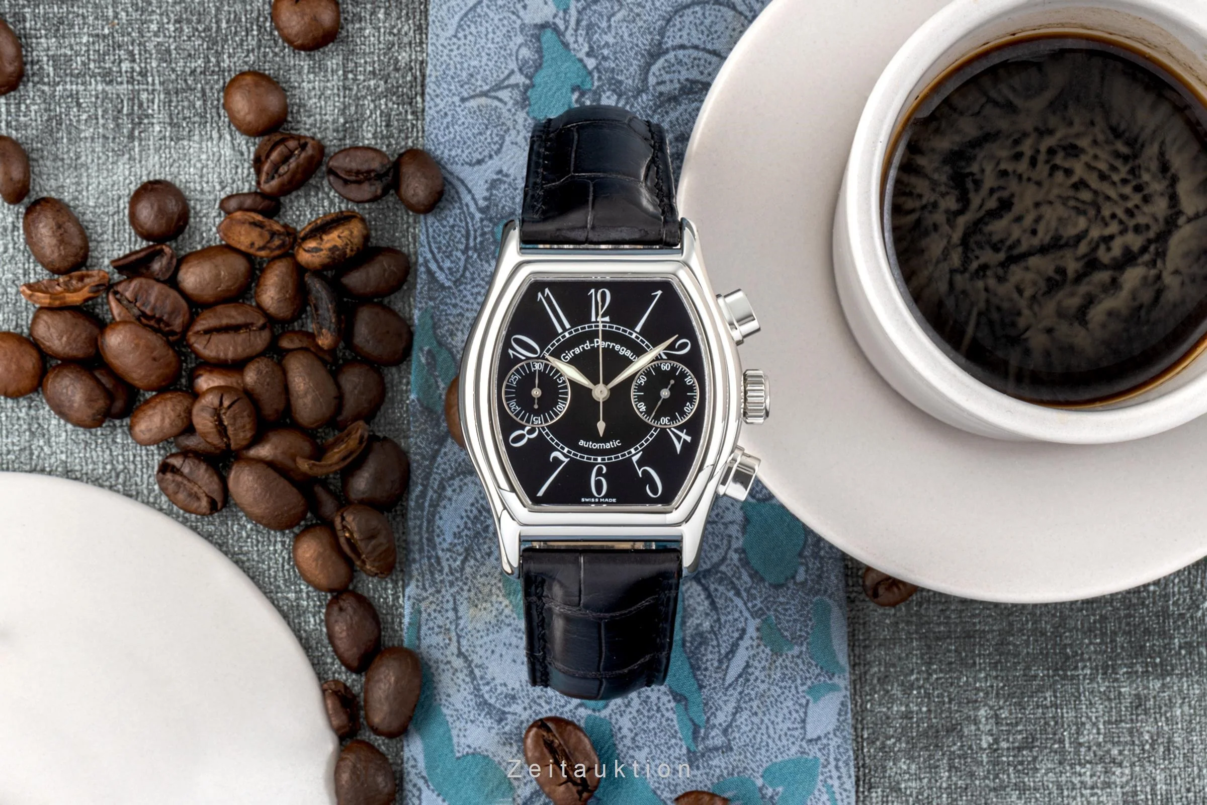 Girard Perregaux Richeville chronograph steel automatic men's watch 2750 LP: 3320EUR  [2206983] - Image 3