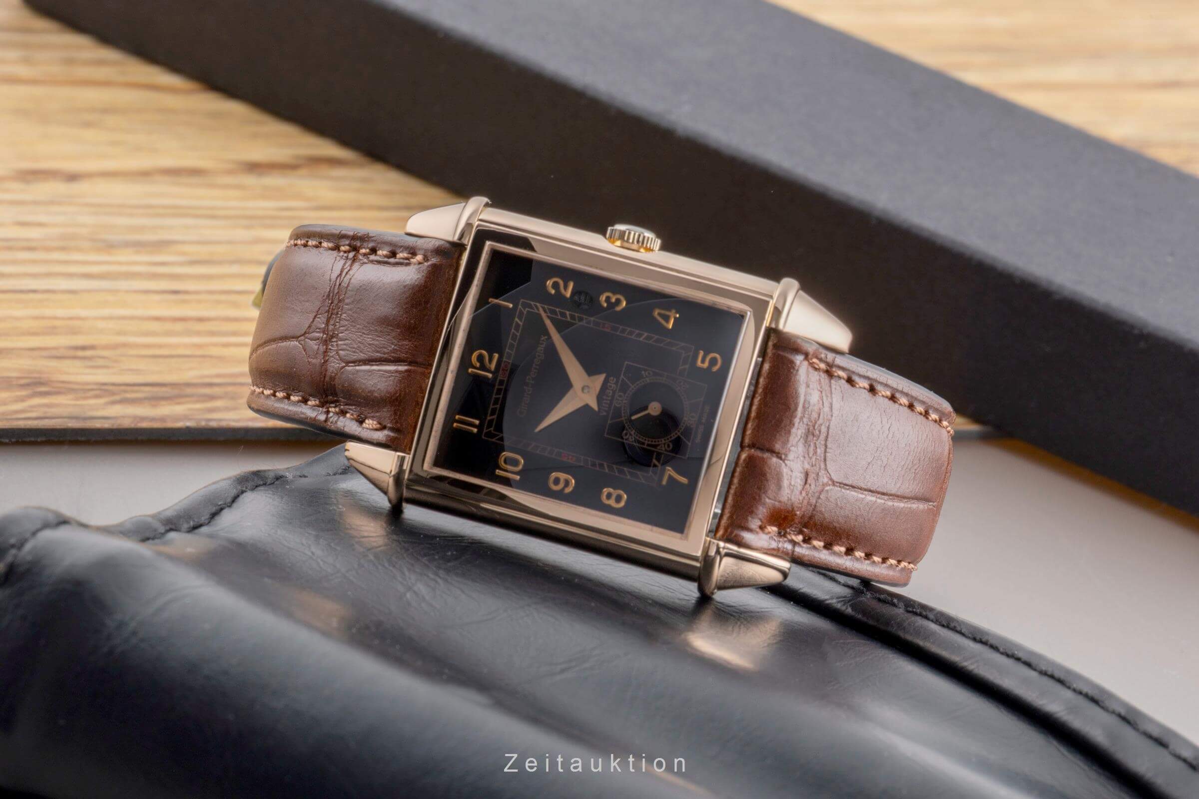 Girard Perregaux Vintage 18 ct gold manual winding men's watch 2595  [2502036] - Image 3