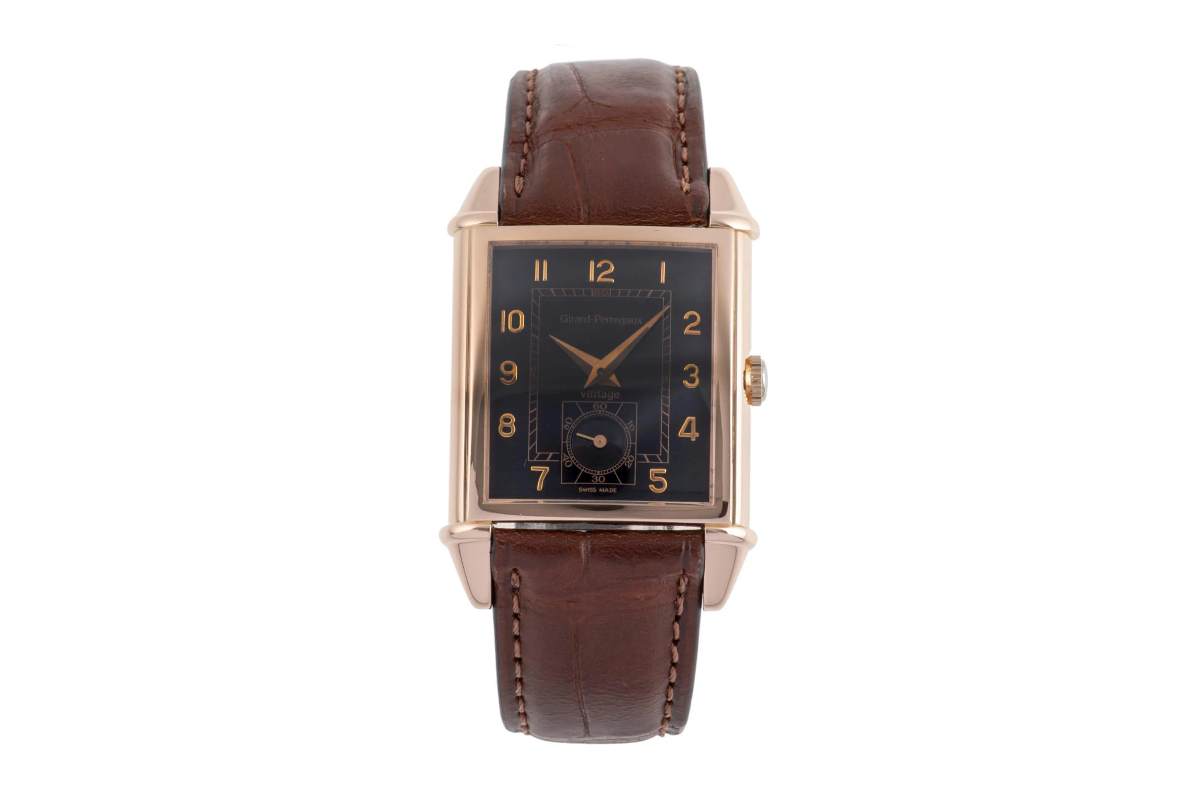 Girard Perregaux Vintage 18 ct gold manual winding men's watch 2595  [2502036] - Image 5