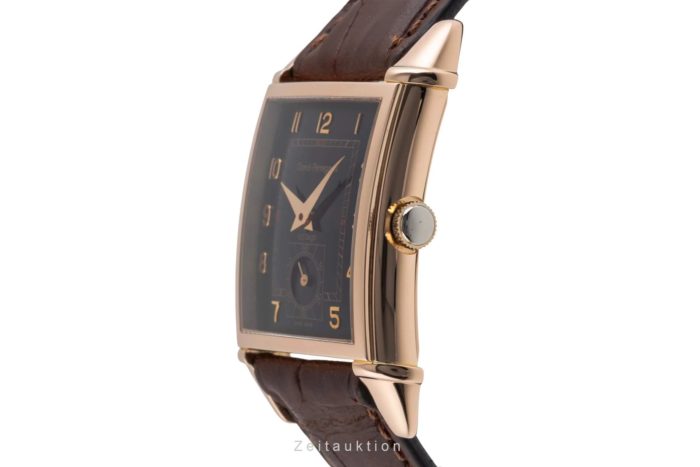 Girard Perregaux Vintage 18 ct gold manual winding men's watch 2595  [2502036] - Image 7