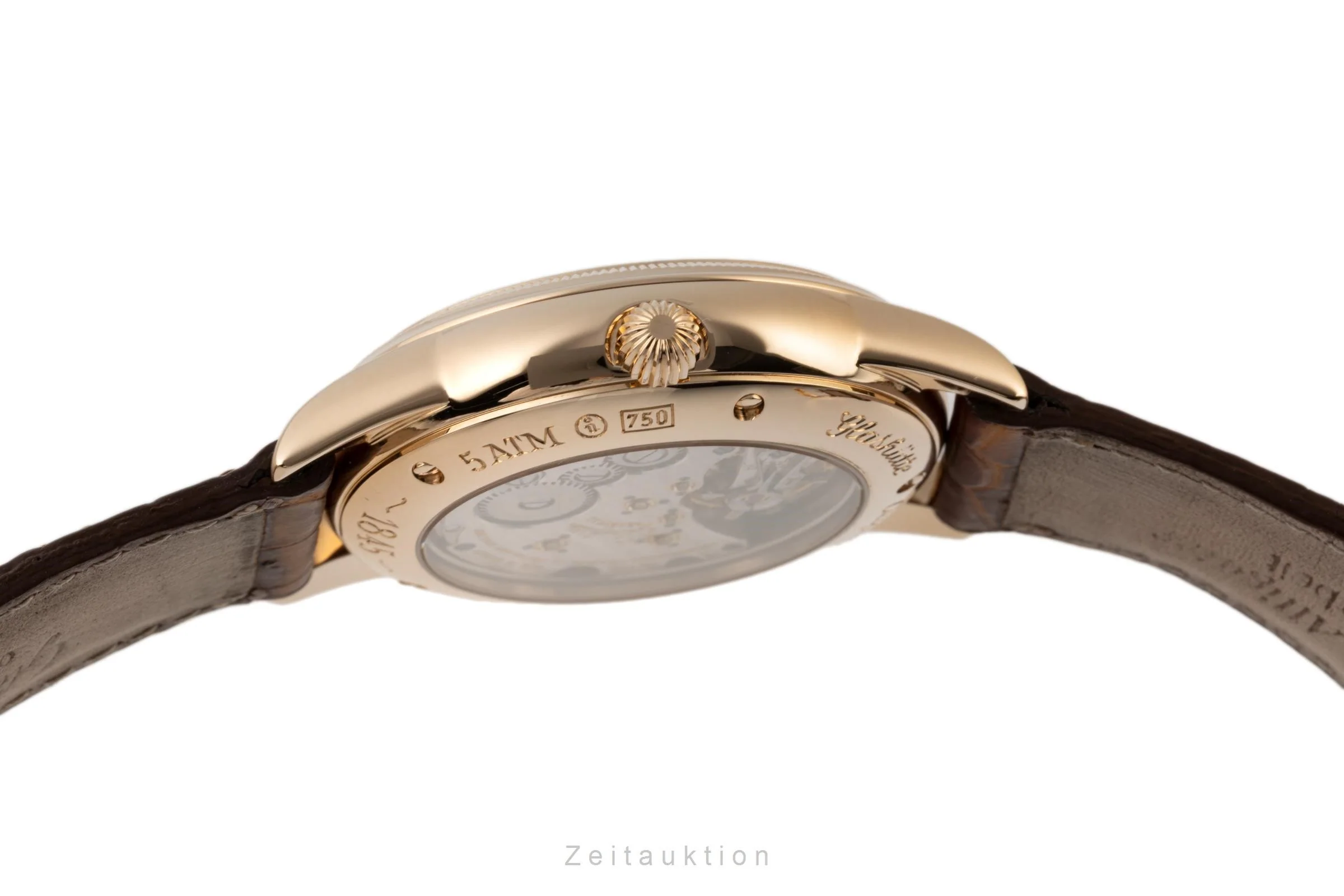 Glashütte 1845 18 ct gold manual winding men's watch 1-49-02-02-02-04  [2300514] - Image 11