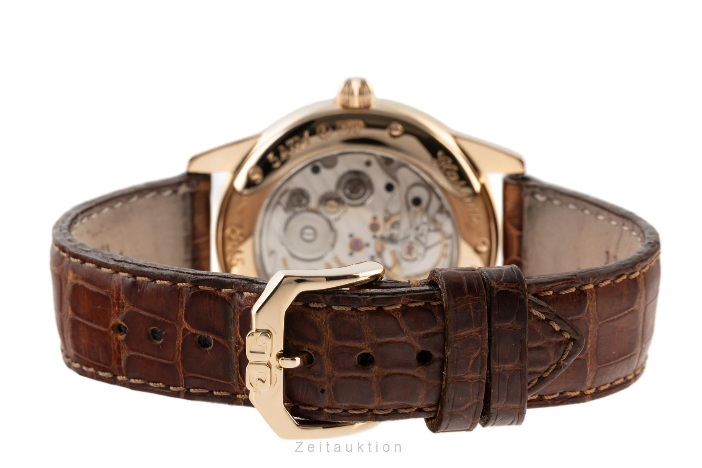 Glashütte 1845 18 ct gold manual winding men's watch 1-49-02-02-02-04  [2300514] - Image 14