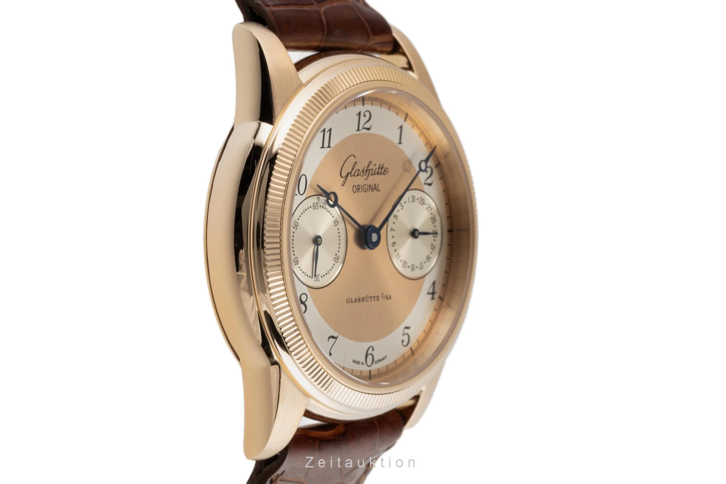 Glashütte 1845 18 ct gold manual winding men's watch 1-49-02-02-02-04  [2300514] - Image 7