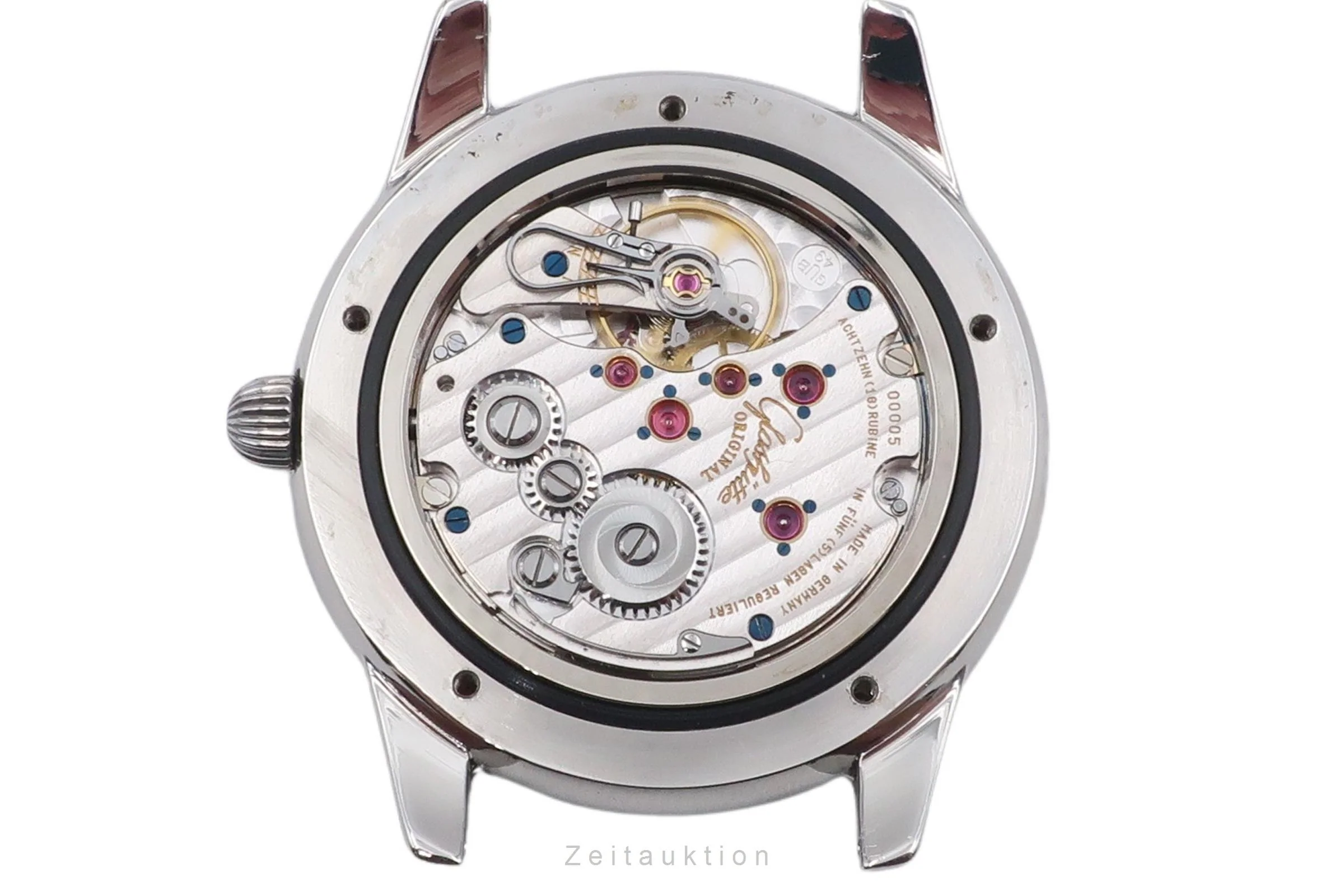 Glashütte 1845 steel manual winding men's watch 1-49-01-03-01-04  [2600151] - Image 14