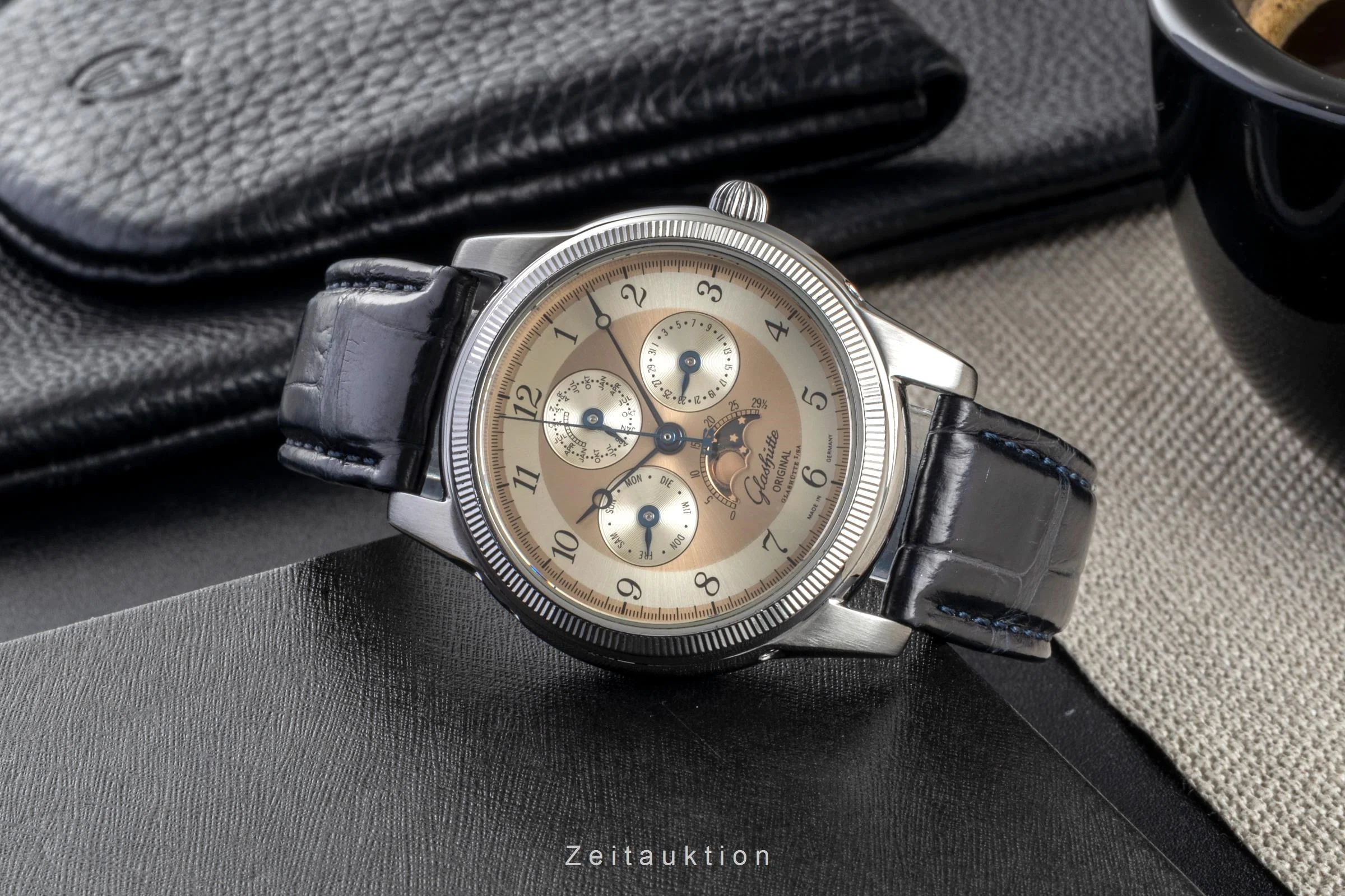 Glashütte 1845 steel manual winding men's watch 1-49-01-03-01-04  [2600151] - Image 3