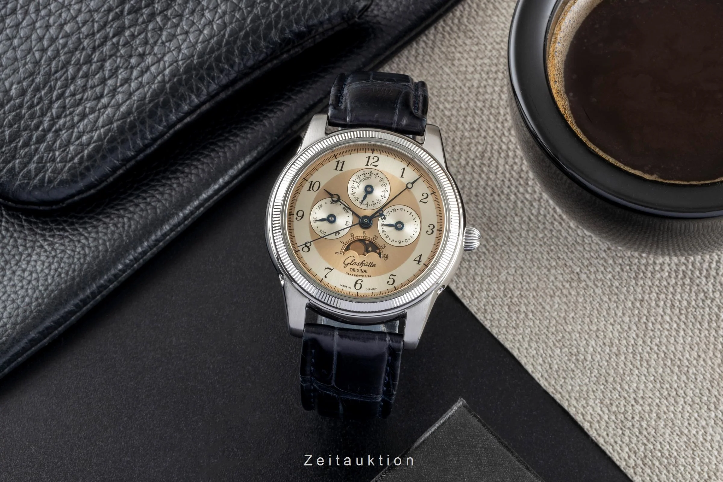 Glashütte 1845 steel manual winding men's watch 1-49-01-03-01-04  [2600151] - Image 4
