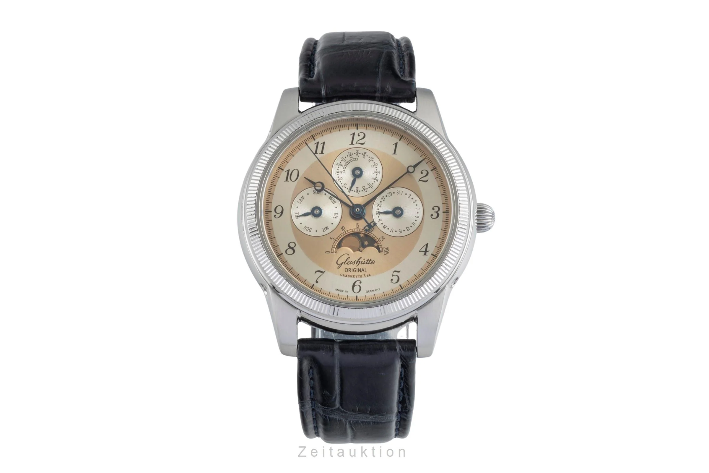Glashütte 1845 steel manual winding men's watch 1-49-01-03-01-04  [2600151] - Image 5