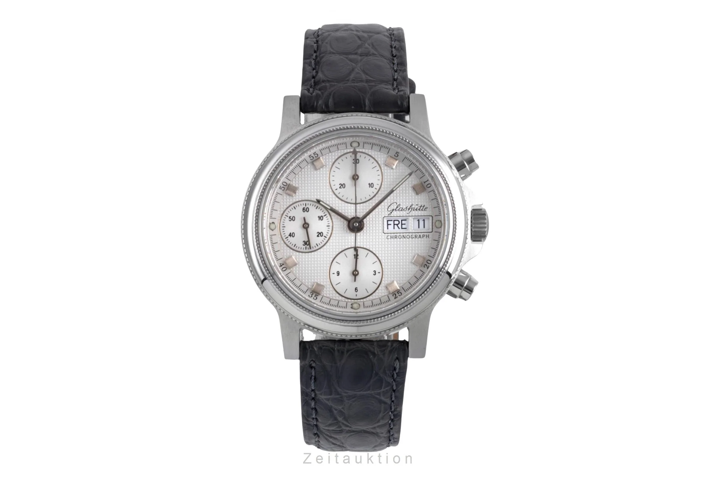 Glashütte chronograph steel automatic men's watch  [2600412] - Image 5