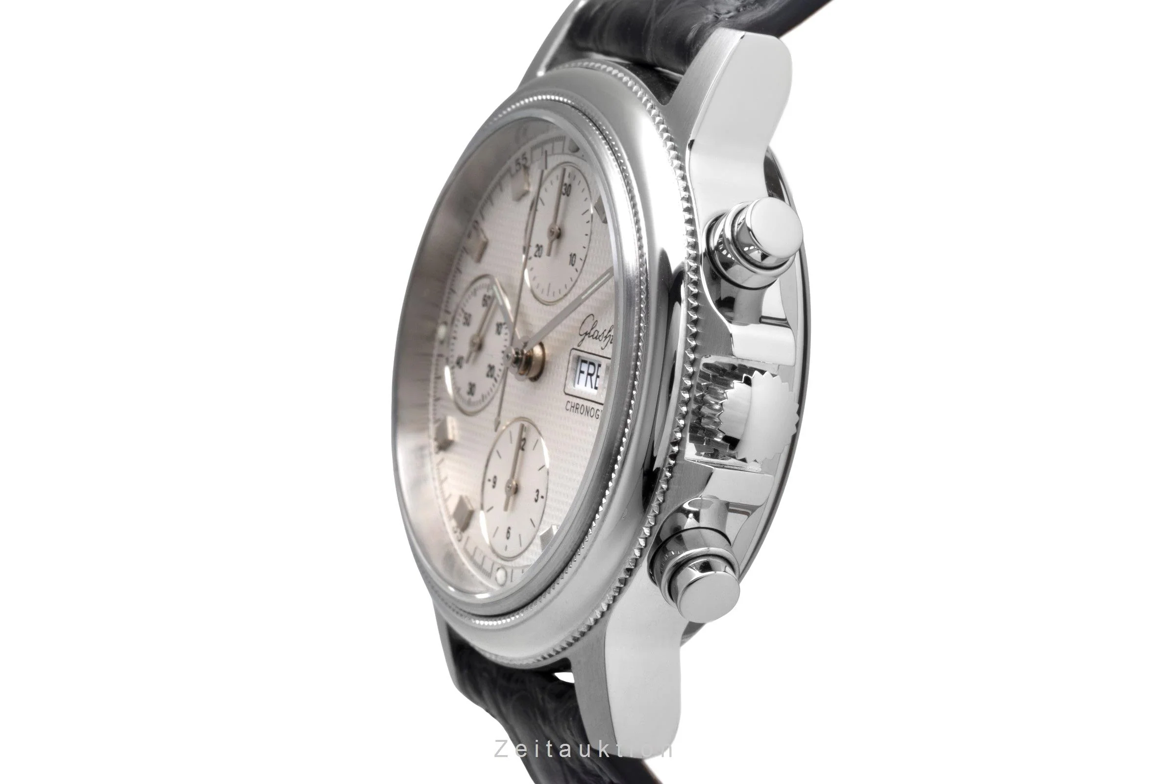 Glashütte chronograph steel automatic men's watch  [2600412] - Image 7
