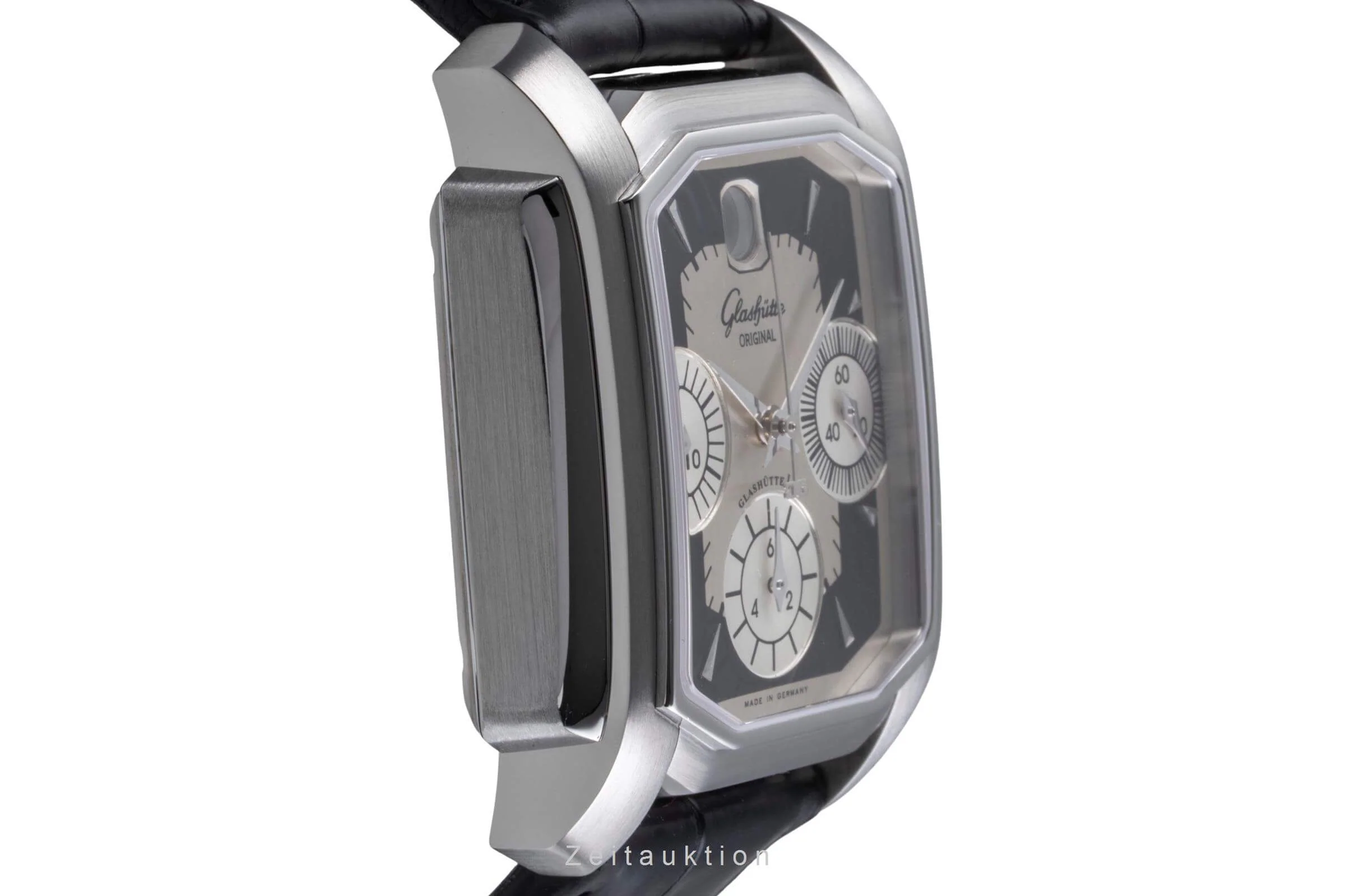 Glashütte chronograph steel automatic men's watch 39-32-17-04  [2502190] - Image 8