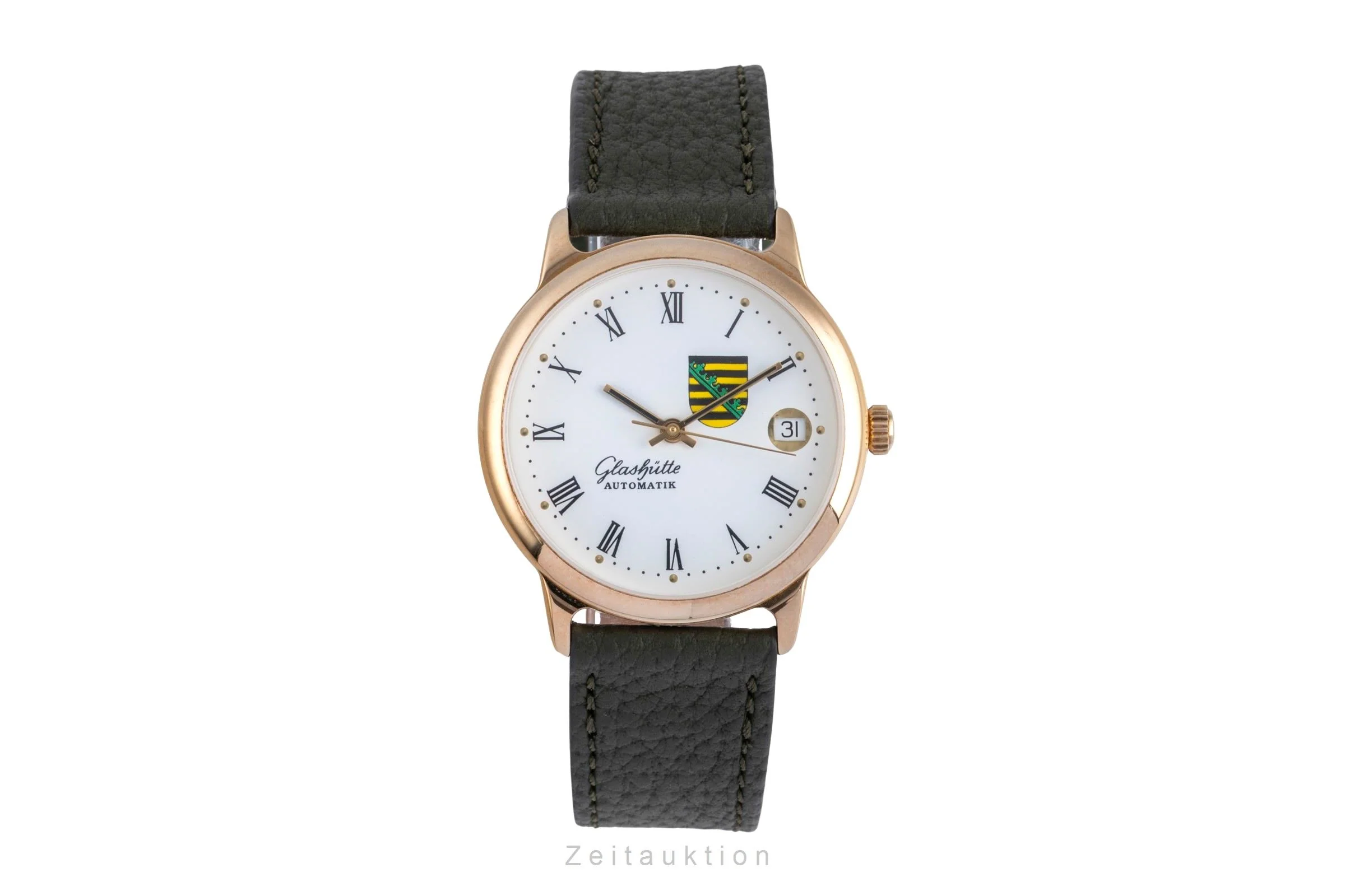 Glashütte gilt-brass automatic men's watch  [2600053] - Image 5