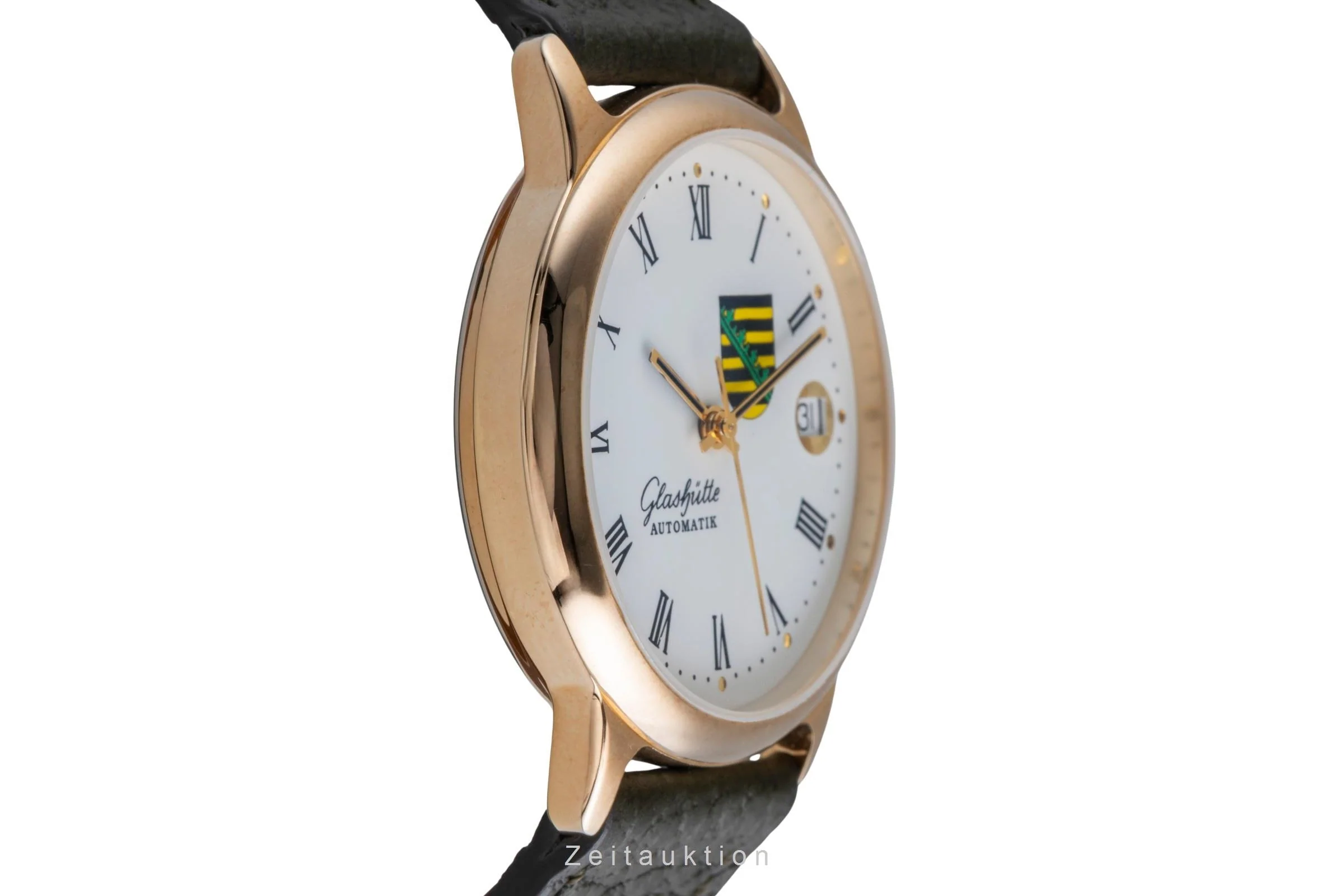 Glashütte gilt-brass automatic men's watch  [2600053] - Image 8