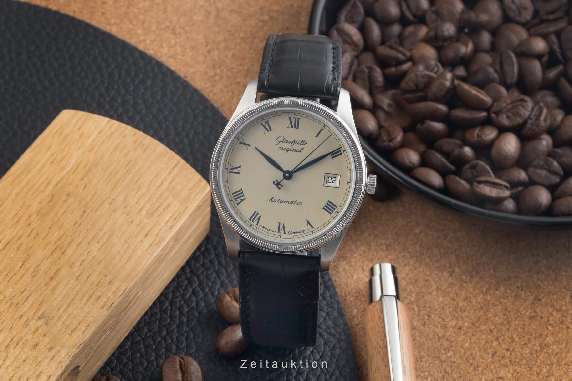 Glashütte Klassik steel automatic men's watch 10-33-02-0304  [2406303] - Image 3