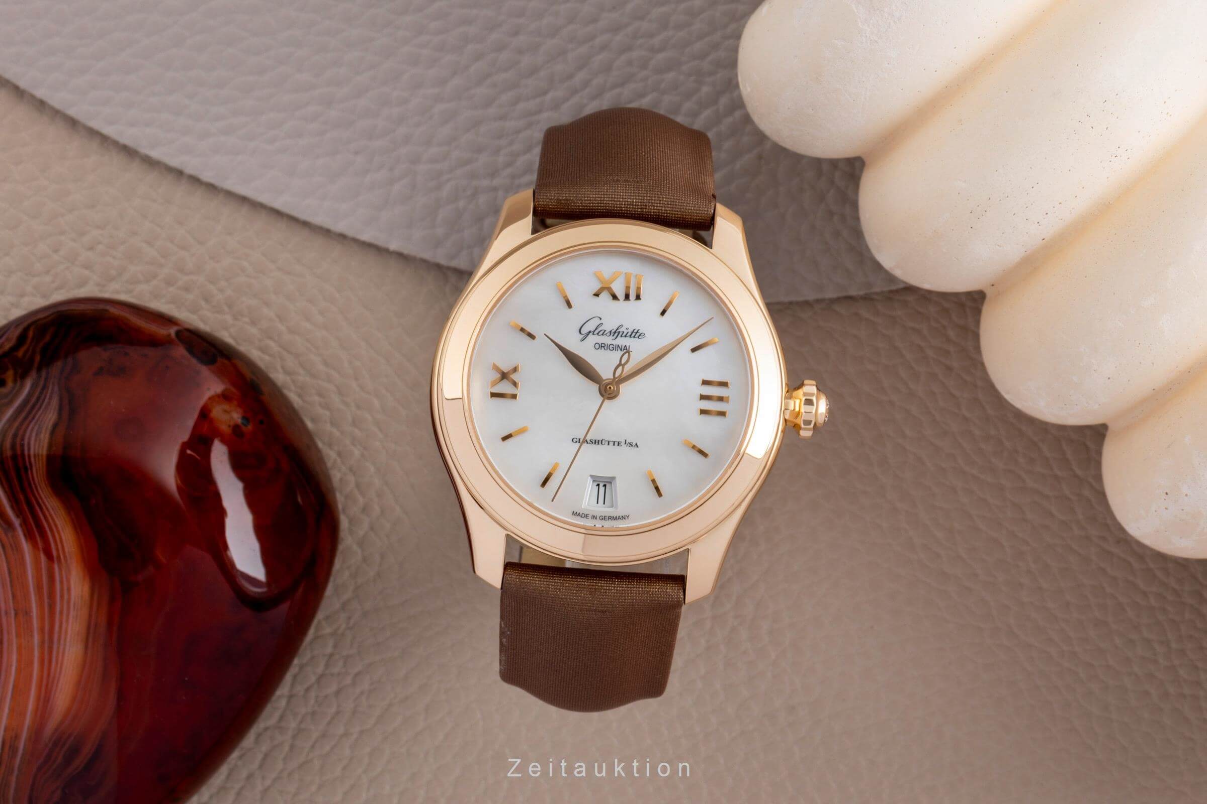 Glashütte Lady Serenade 18 ct gold automatic women's watch 39-22-09-01-44 LP: 13400EUR  [2502474] - Image 4