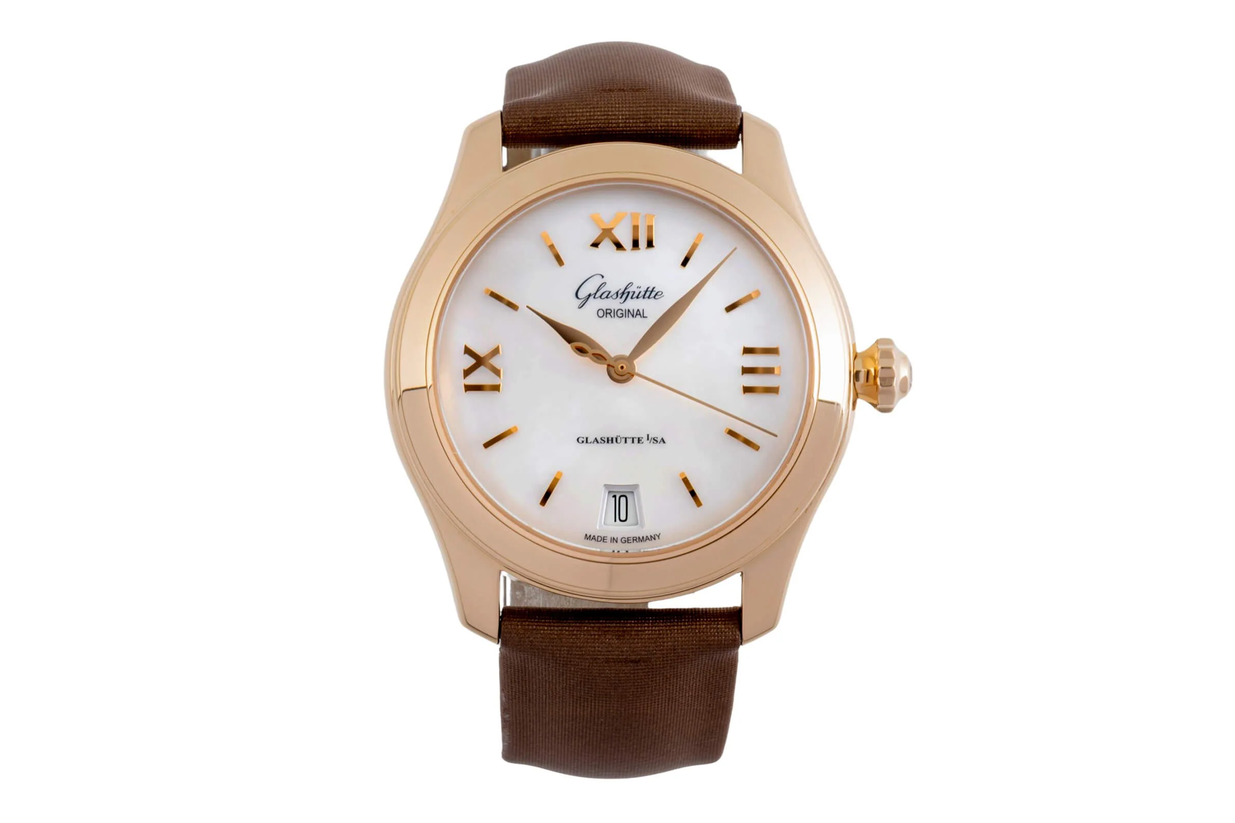 Glashütte Lady Serenade 18 ct gold automatic women's watch 39-22-09-01-44 LP: 13400EUR  [2502474] - Image 5