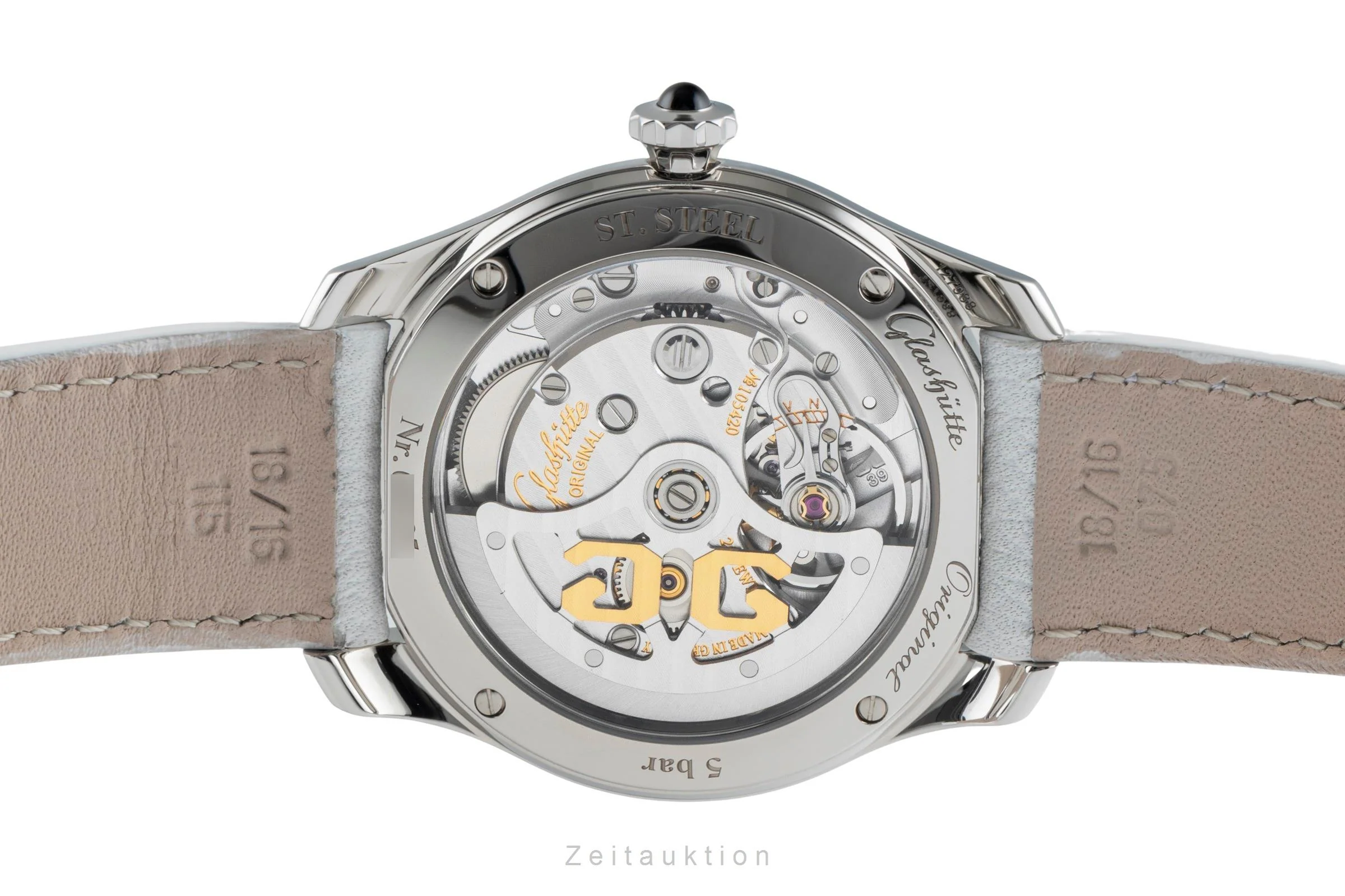 Glashütte Lady Serenade steel automatic women's watch 1-39-22-08-02-44 LP: 5800EUR  [2505404] - Image 11