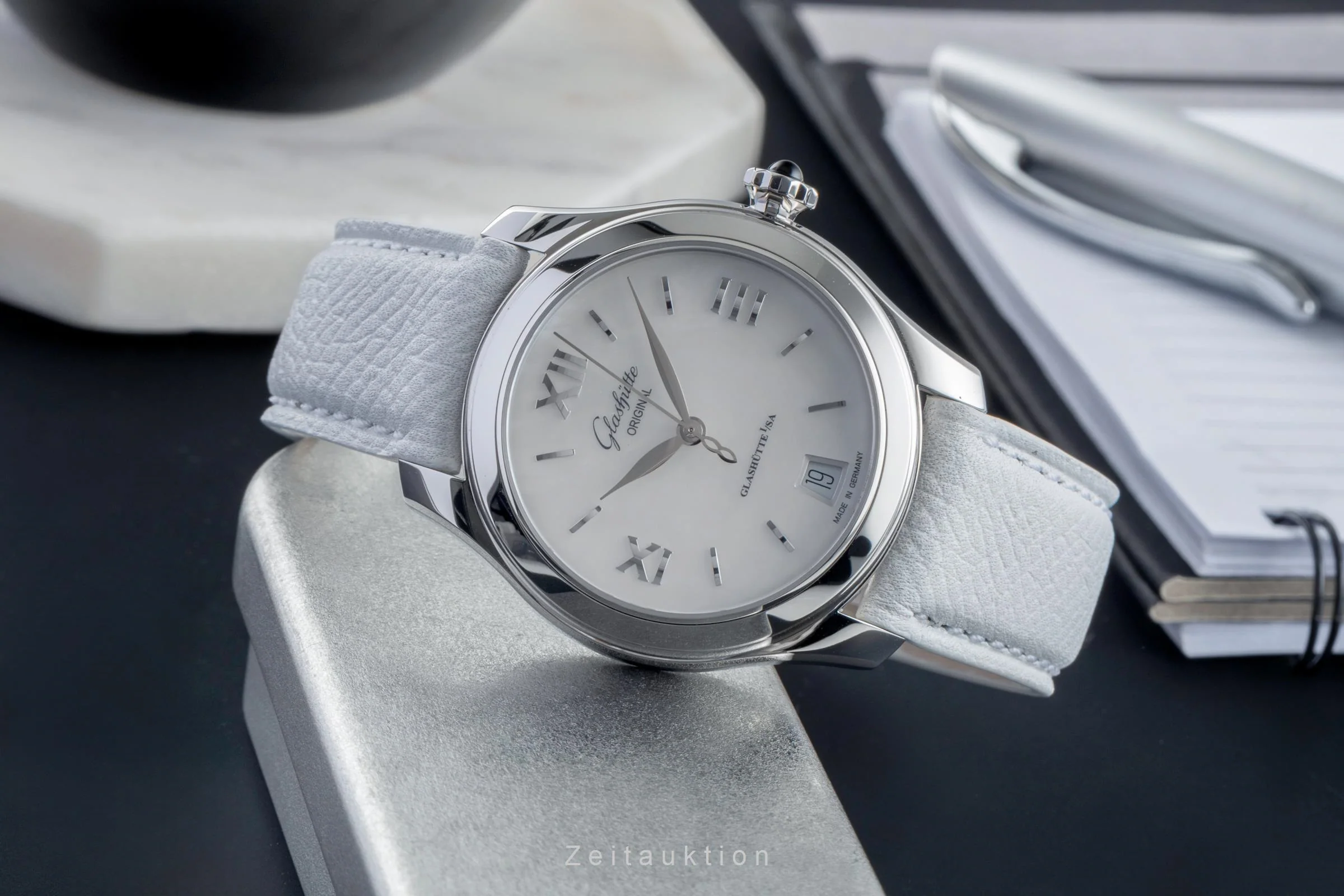 Glashütte Lady Serenade steel automatic women's watch 1-39-22-08-02-44 LP: 5800EUR  [2505404] - Image 3