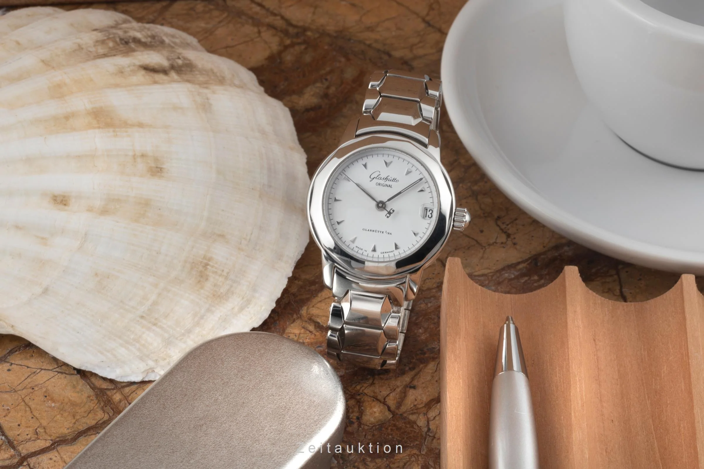 Glashütte Lady Sport steel automatic women's watch 10-33-41-51-04 LP: 6100EUR  [2400718] - Image 3