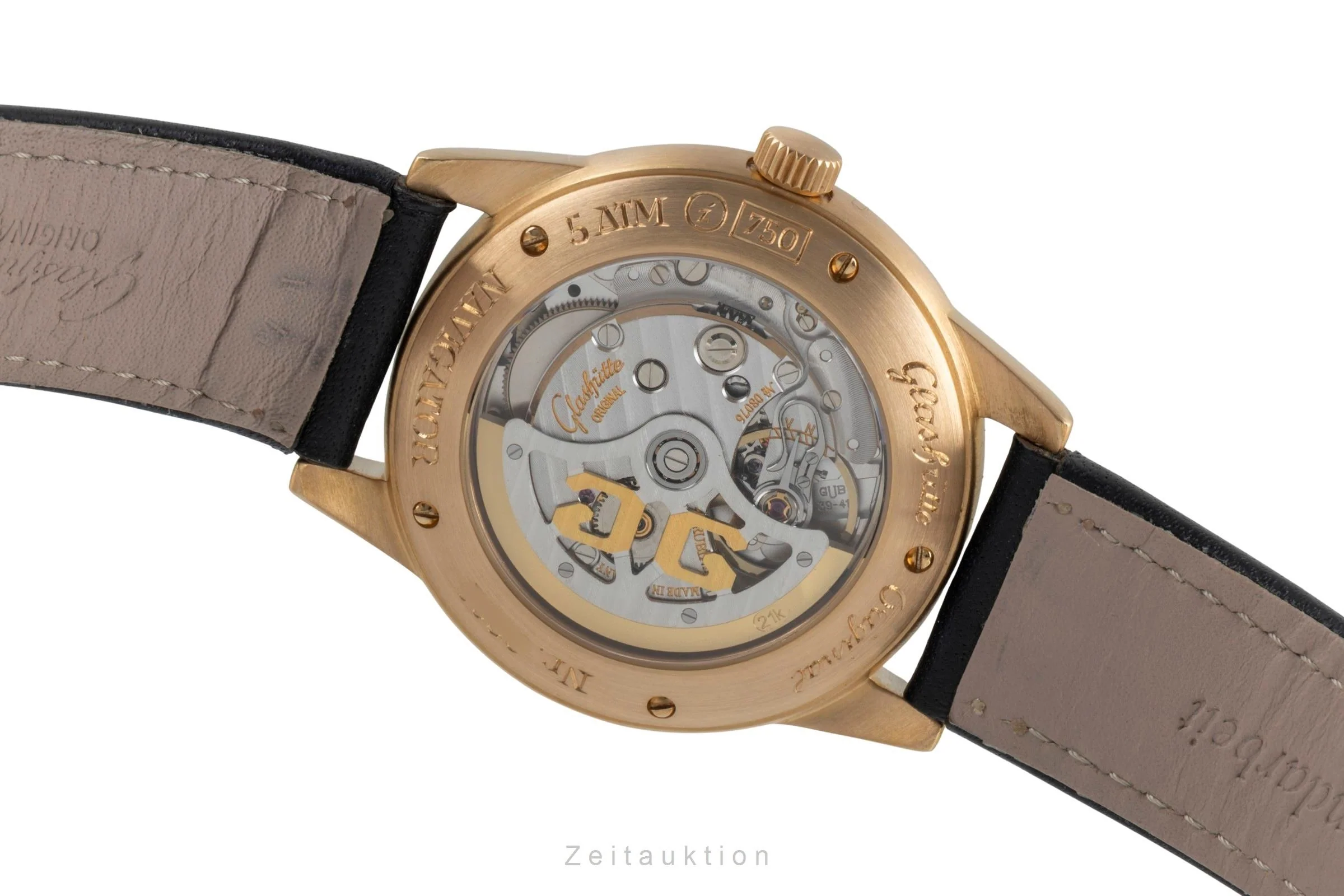 Glashütte Navigator 18 ct gold automatic men's watch 39-42-07-11-04  [2506968] - Image 13