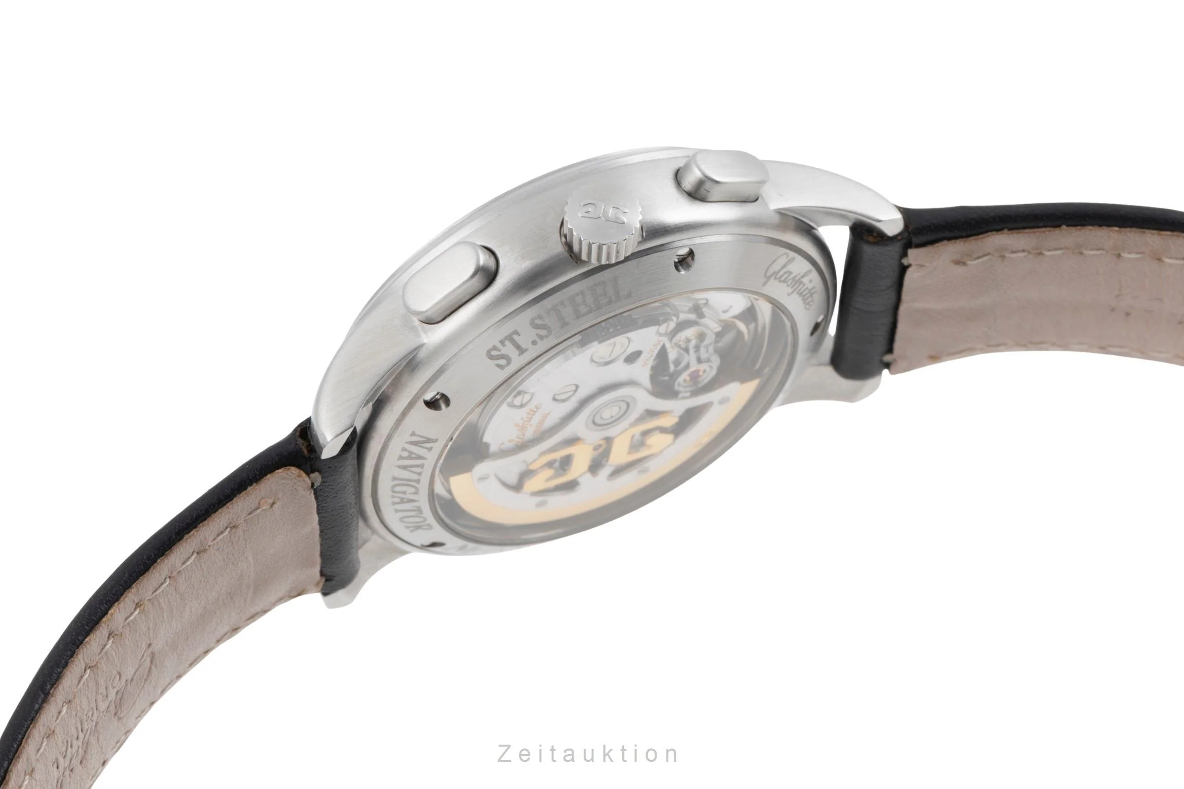 Glashütte Navigator chronograph steel automatic men's watch 39-32-13-17-04 LP: 14900EUR  [2505212] - Image 13
