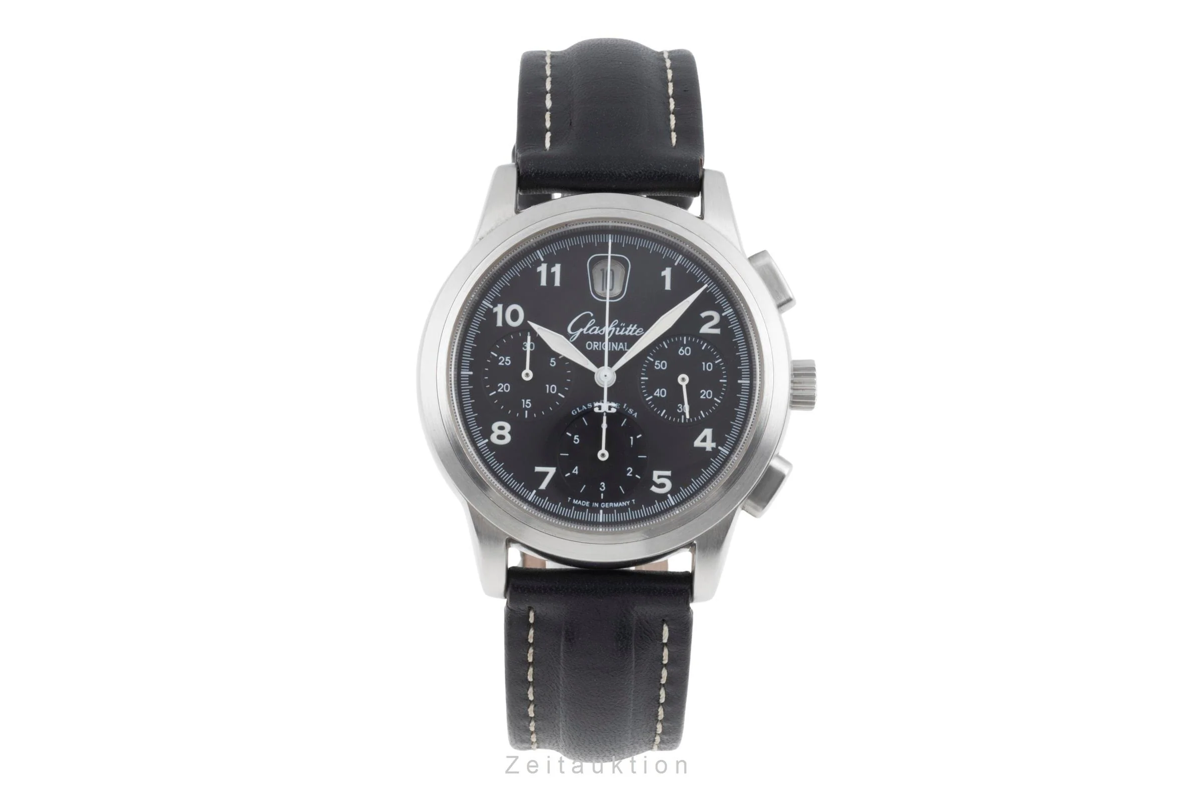 Glashütte Navigator chronograph steel automatic men's watch 39-32-13-17-04 LP: 14900EUR  [2505212] - Image 5