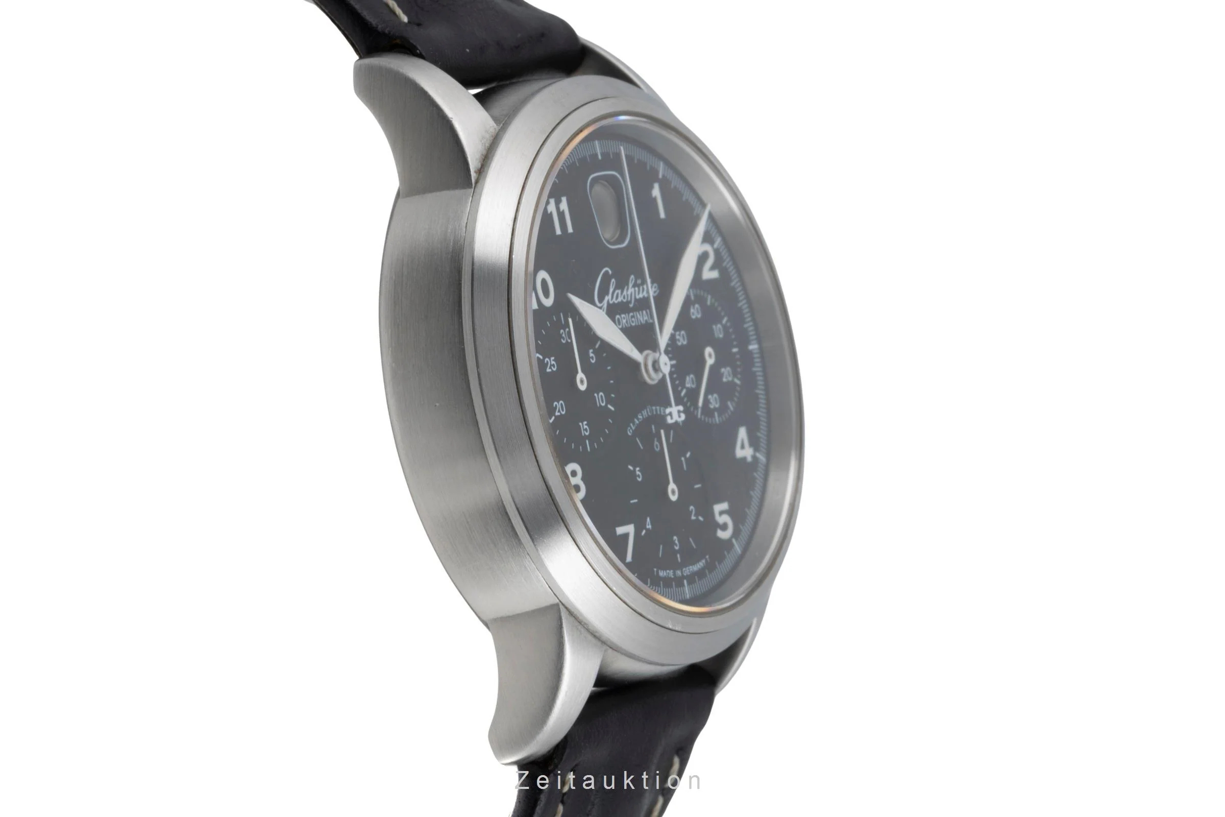 Glashütte Navigator chronograph steel automatic men's watch 39-32-13-17-04 LP: 14900EUR  [2505212] - Image 8