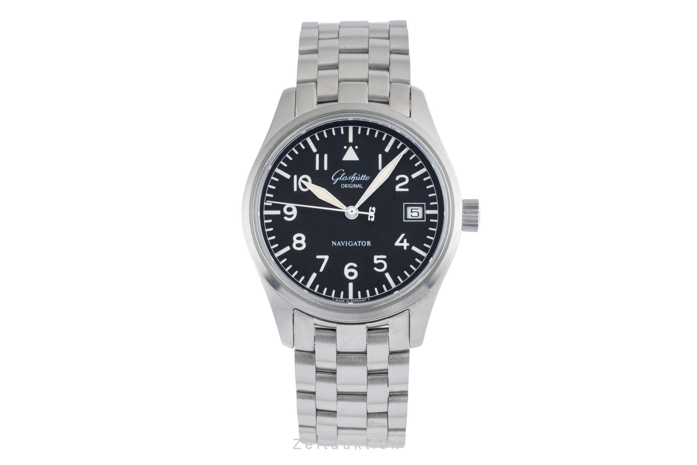 Glashütte Navigator steel automatic men's watch 1-10-33-07-04  [2502209] - Image 5