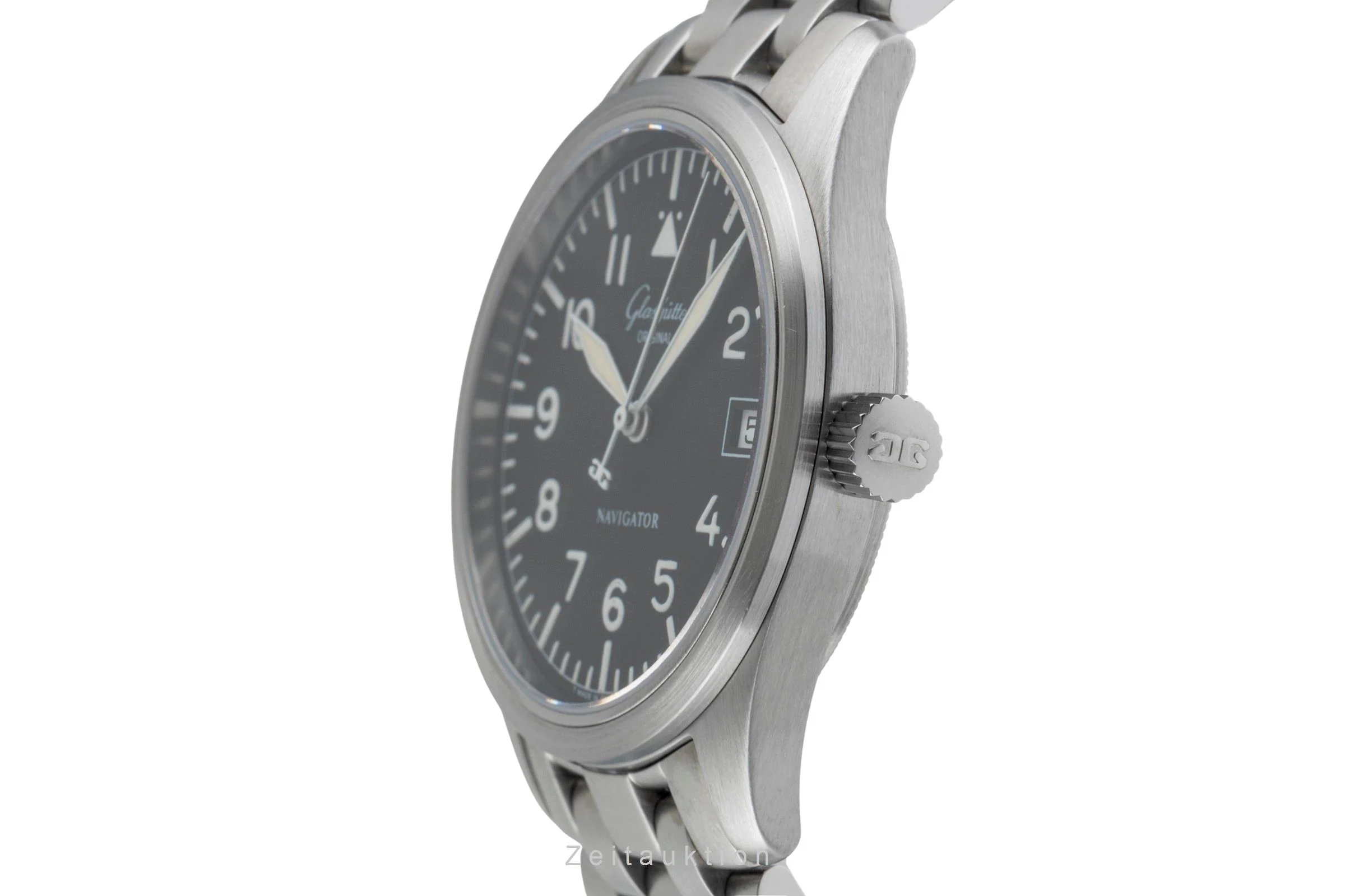 Glashütte Navigator steel automatic men's watch 1-10-33-07-04  [2502209] - Image 7