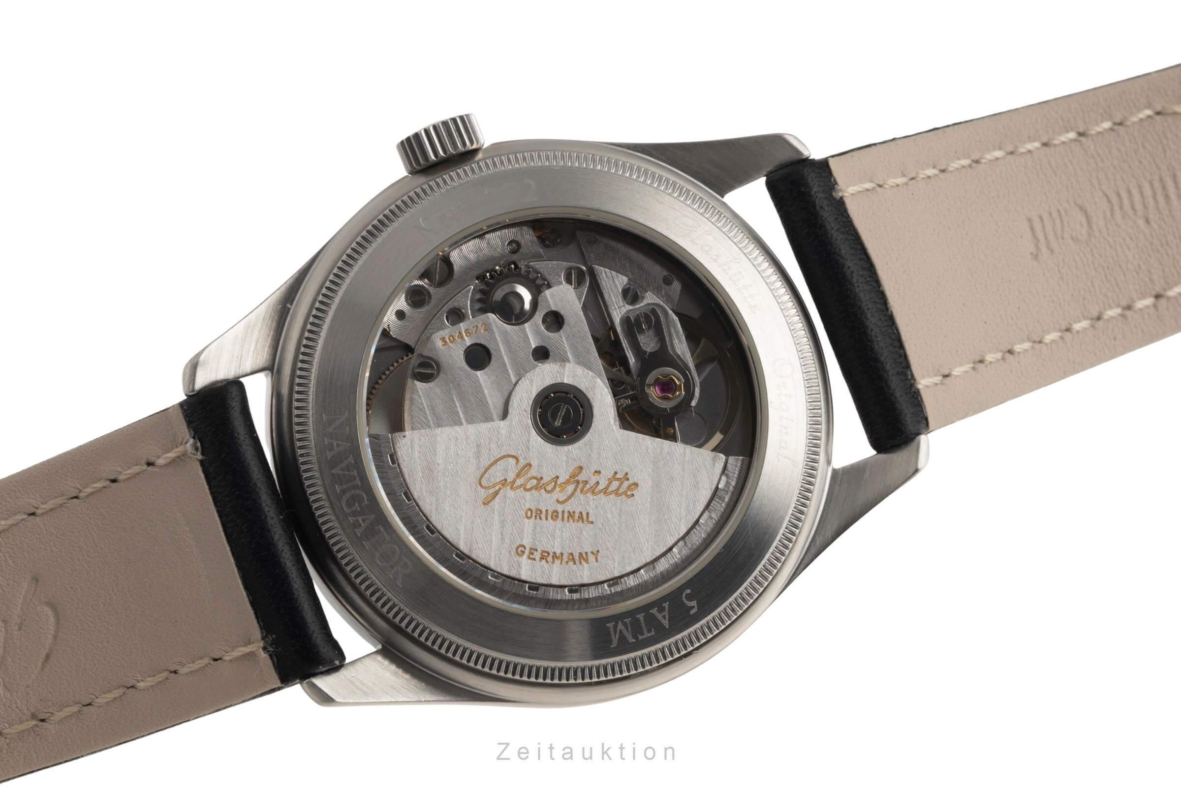 Glashütte Navigator steel automatic men's watch 10-33-07-07-04   [2501092] - Image 10