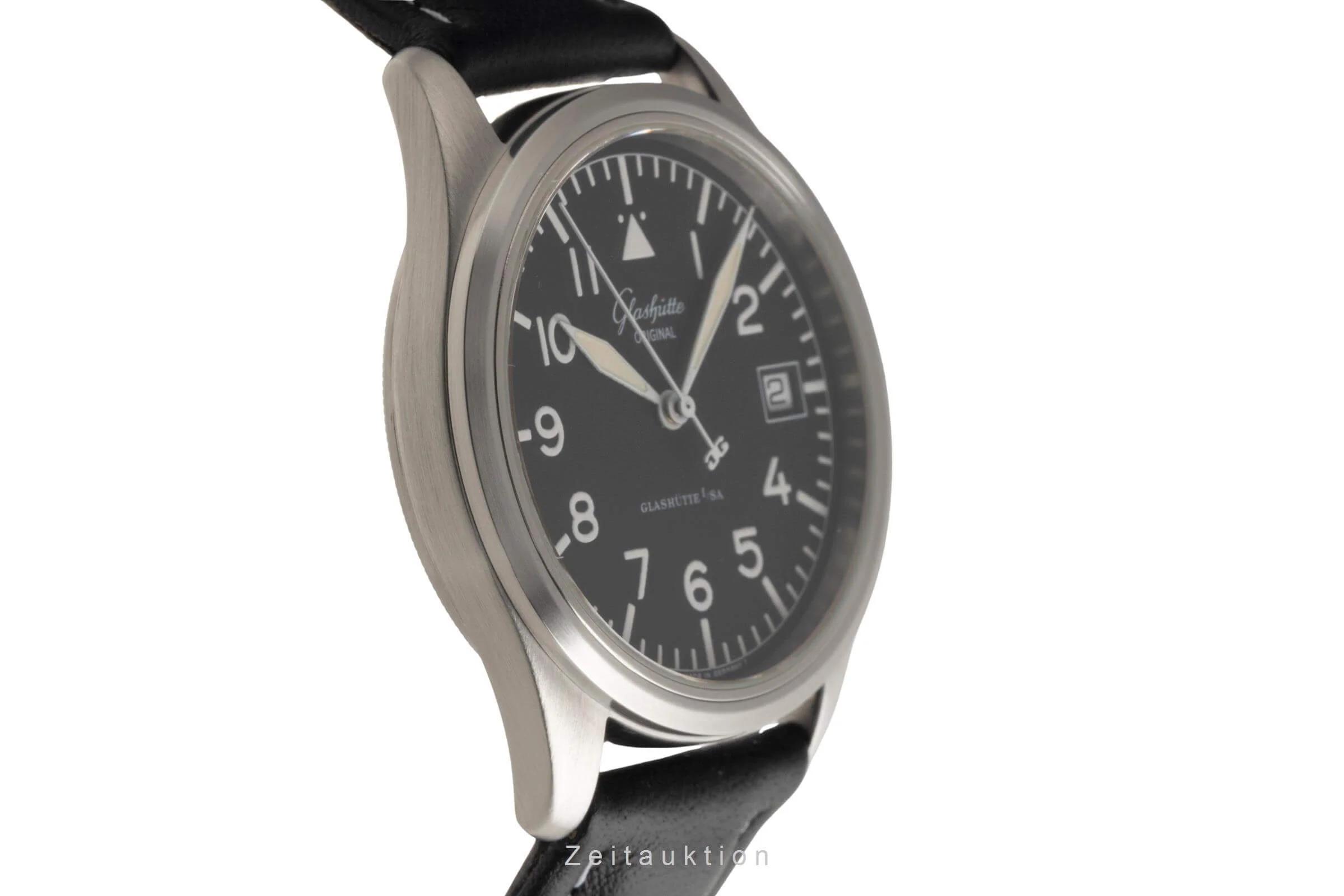 Glashütte Navigator steel automatic men's watch 10-33-07-07-04   [2501092] - Image 8