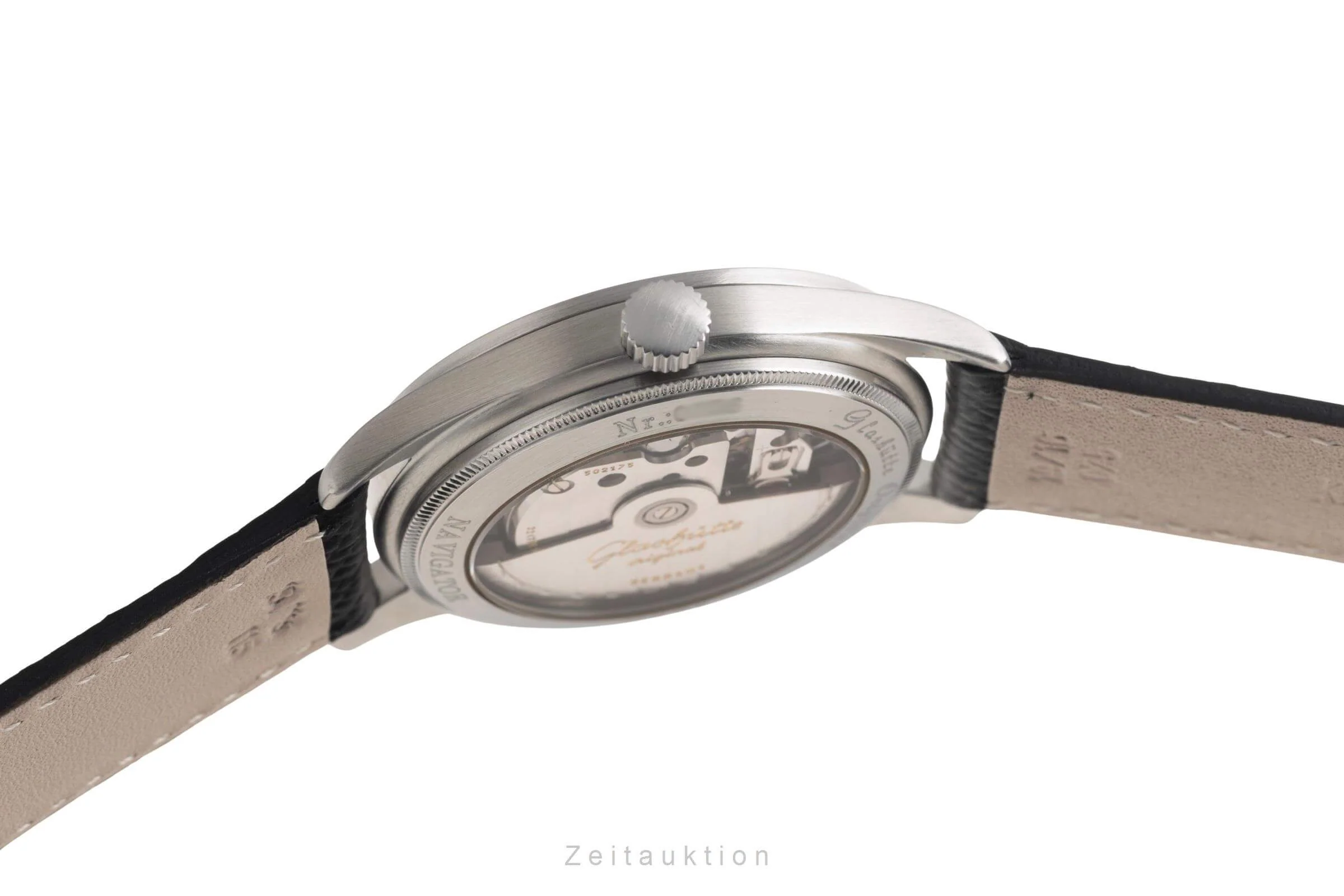 Glashütte Navigator steel automatic men's watch 10-33-07-07-04  [2501617] - Image 11