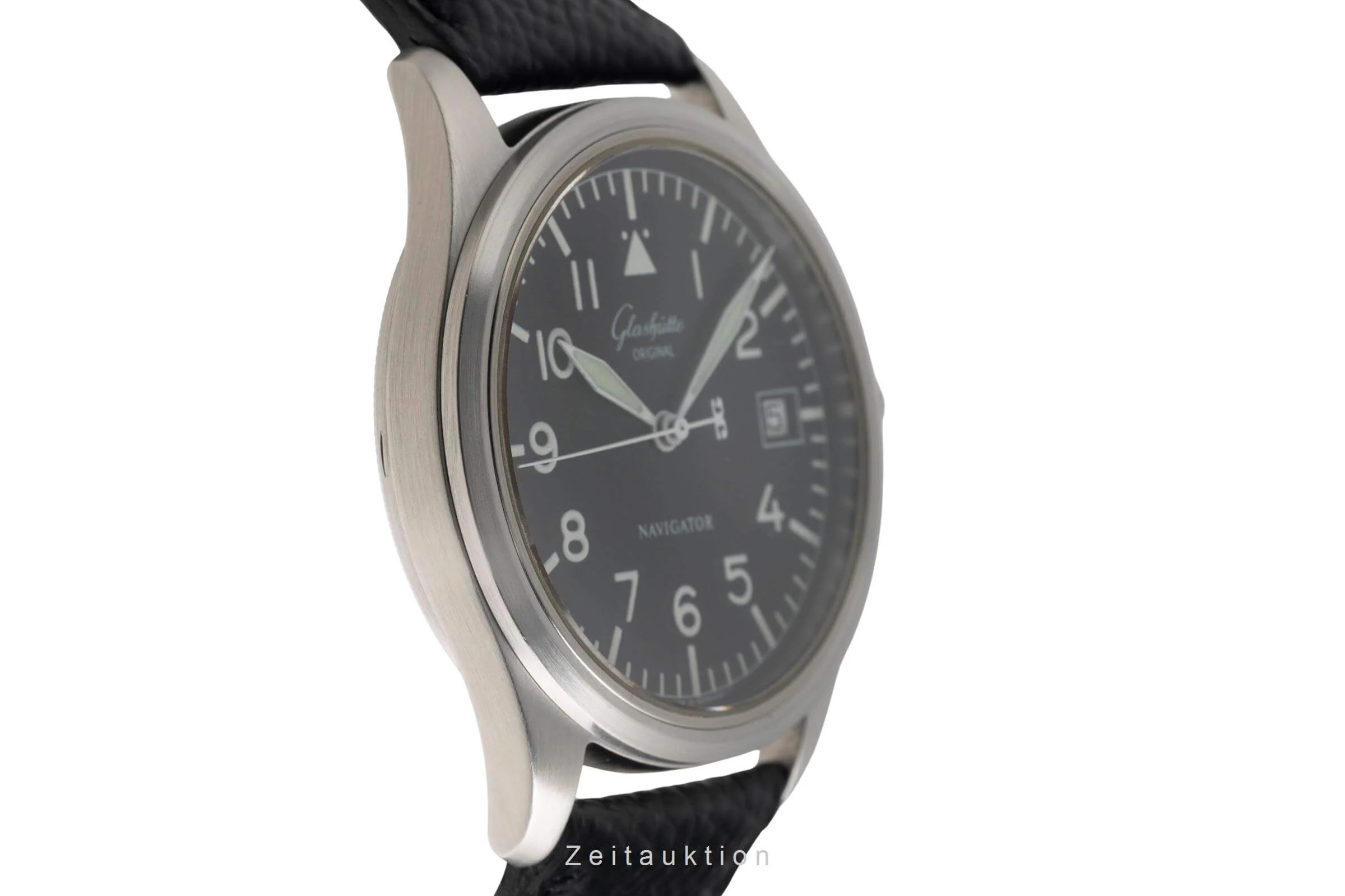 Glashütte Navigator steel automatic men's watch 10-33-07-07-04  [2501617] - Image 8