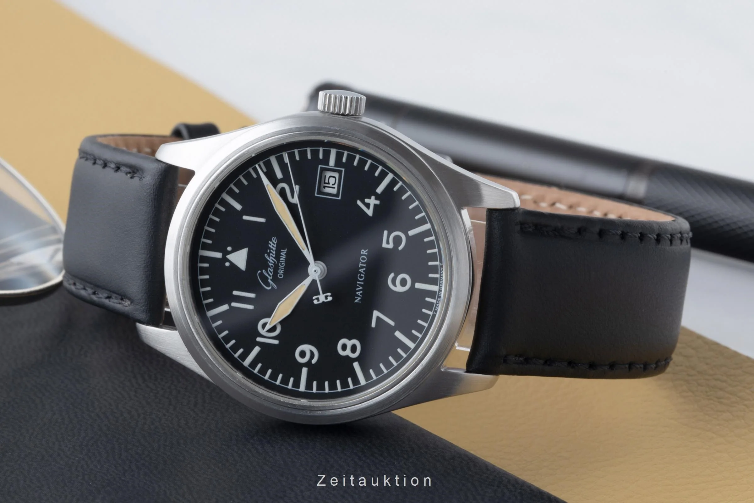 Glashütte Navigator steel automatic men's watch 1103307074  [2303283] - Image 2