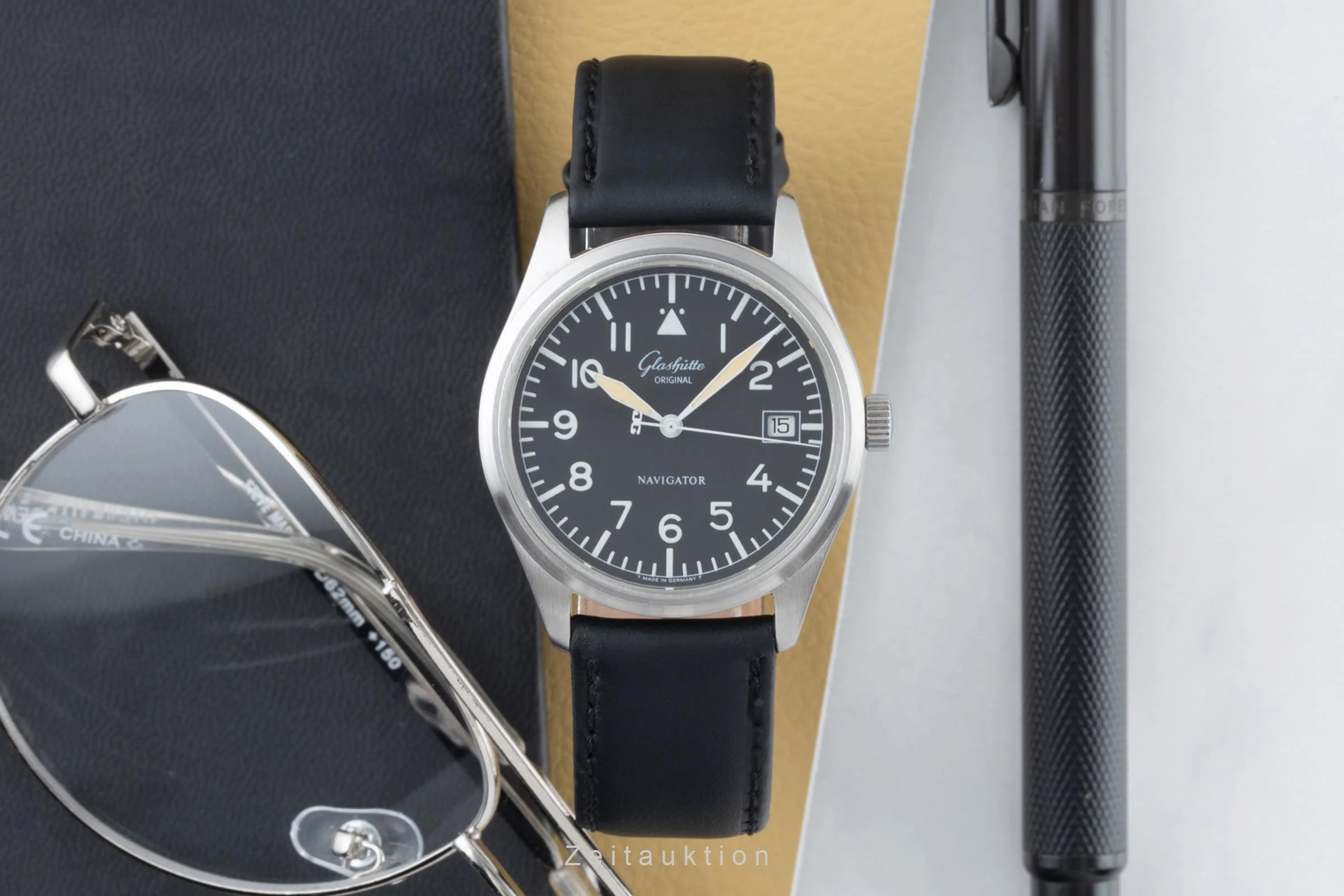 Glashütte Navigator steel automatic men's watch 1103307074  [2303283] - Image 3