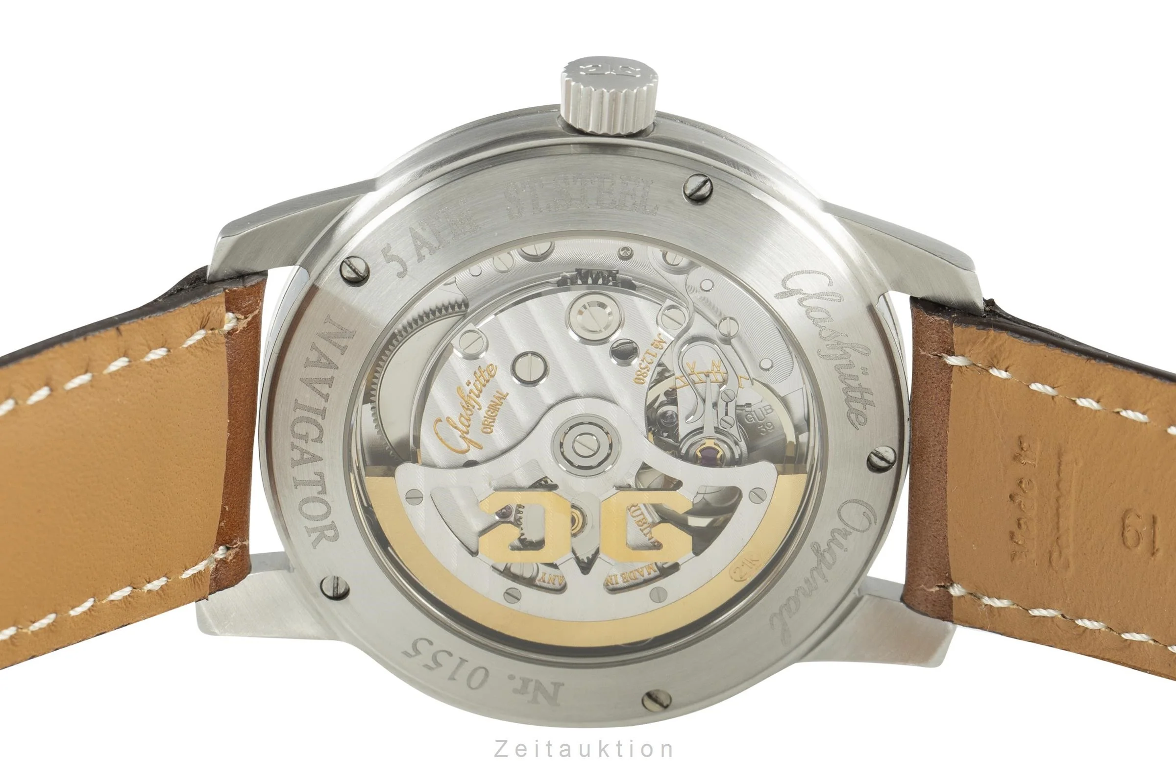 Glashütte Navigator steel automatic men's watch 39-11-07-07-04   [2108176] - Image 9