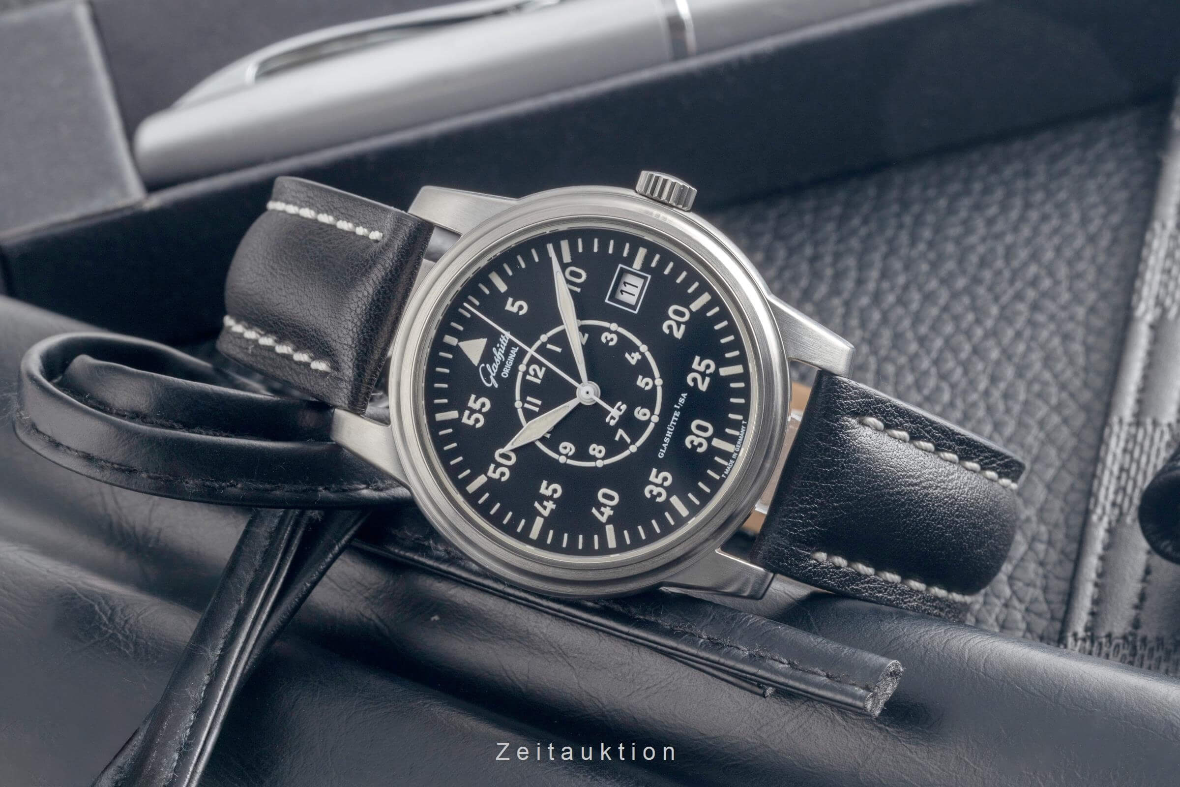 Glashütte Navigator steel automatic men's watch 39-42-07-02-04  [2501730] - Image 3