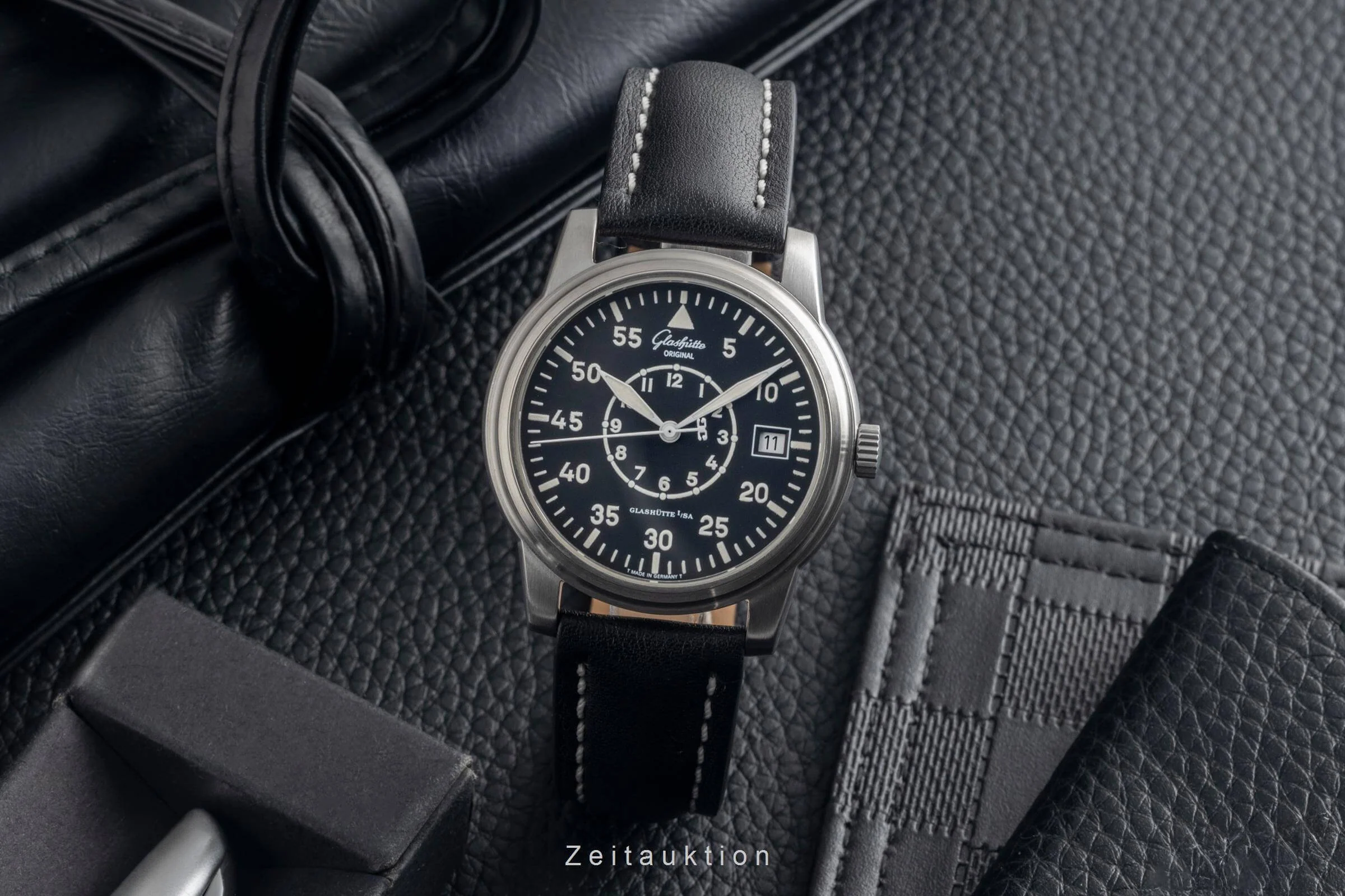 Glashütte Navigator steel automatic men's watch 39-42-07-02-04  [2501730] - Image 4