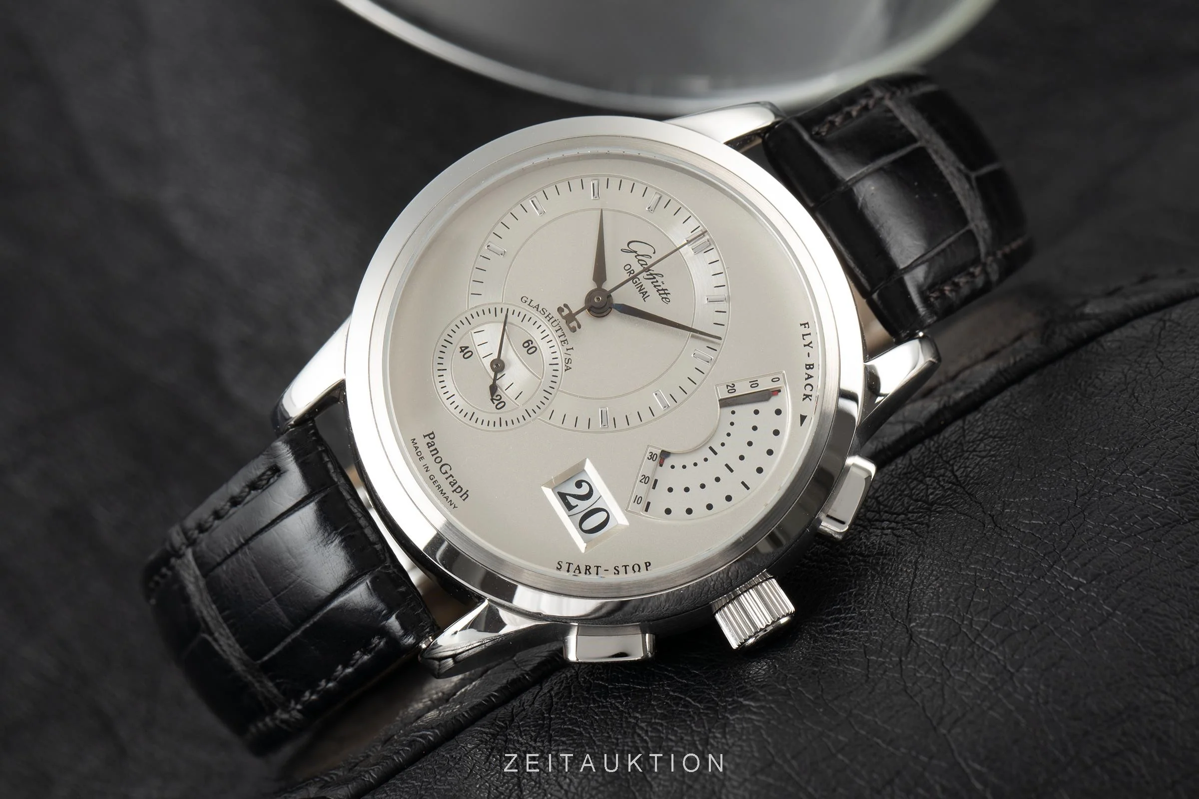Glashütte PanoGraph chronograph steel manual winding men's watch  [2107431] - Image 3