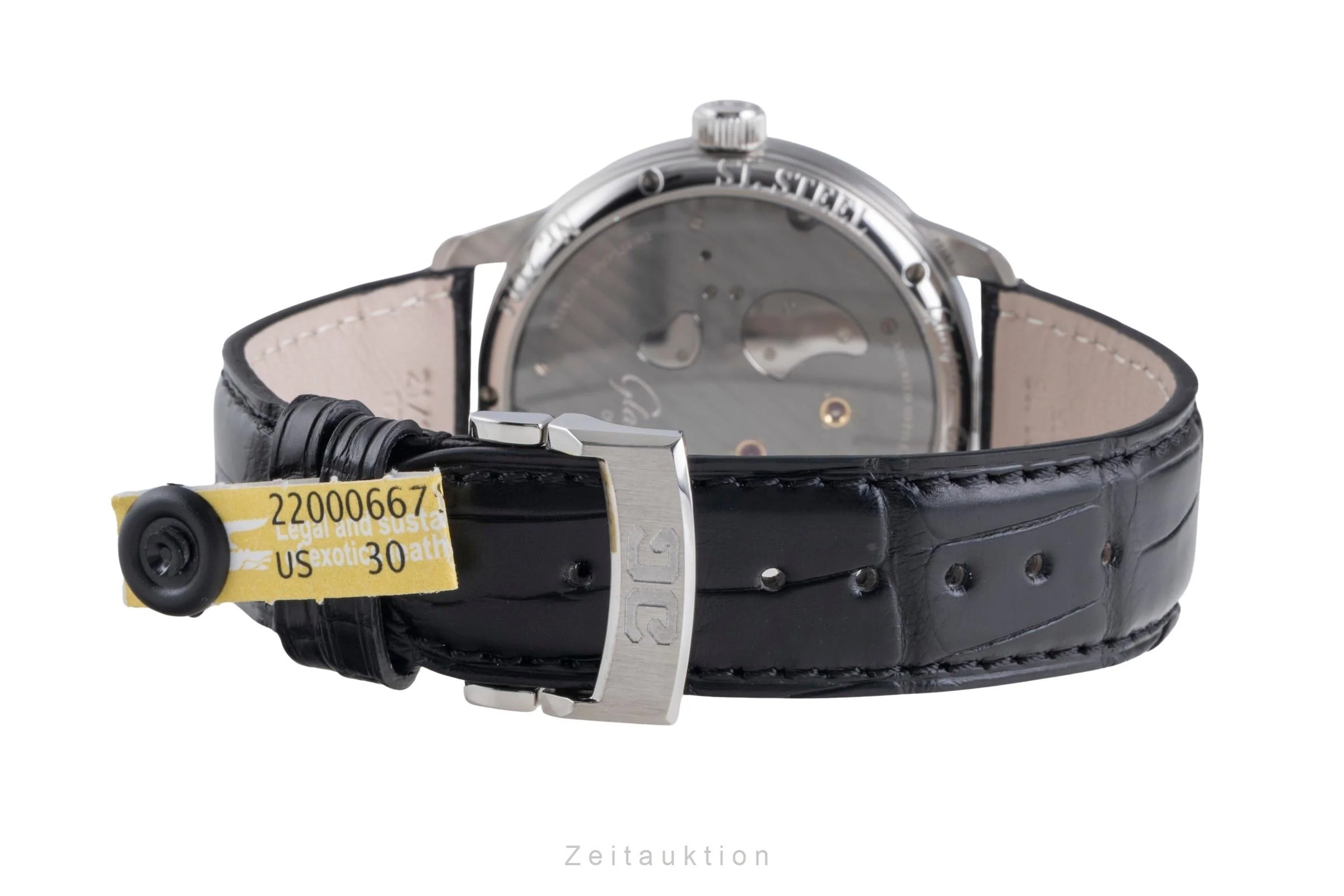 Glashütte PanoInverse XL steel manual winding men's watch 1-66-06-04-22-05  [2600159] - Image 13
