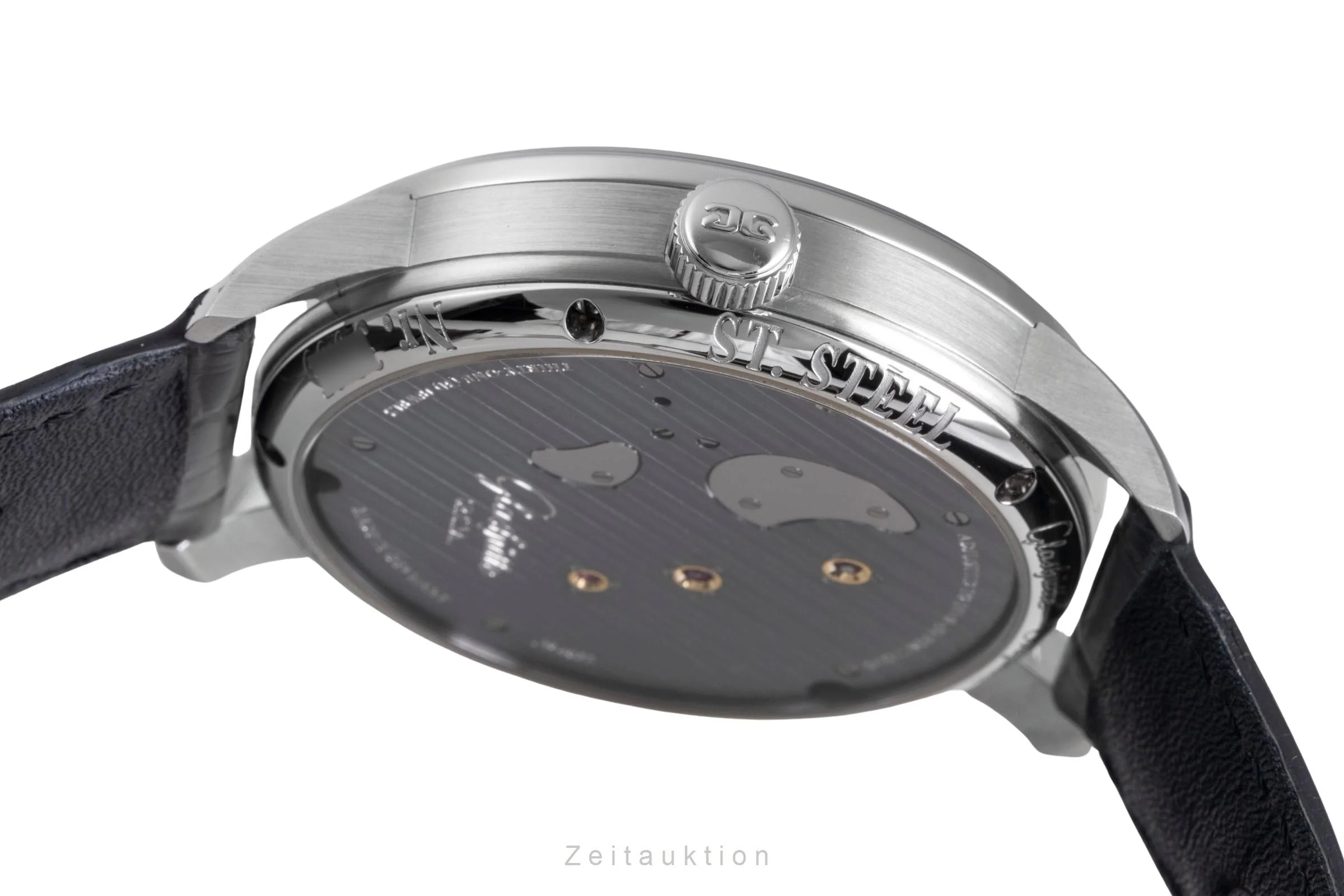 Glashütte PanoInverse XL steel manual winding men's watch 1-66-06-04-22  [2600294] - Image 13