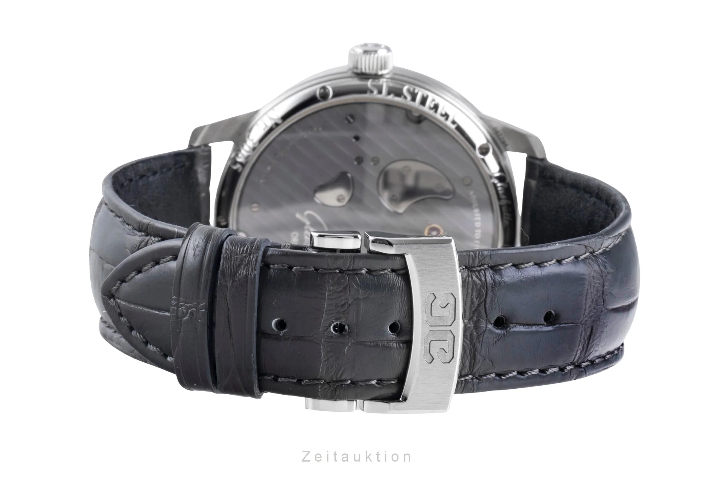 Glashütte PanoInverse XL steel manual winding men's watch 1-66-06-04-22  [2600294] - Image 14