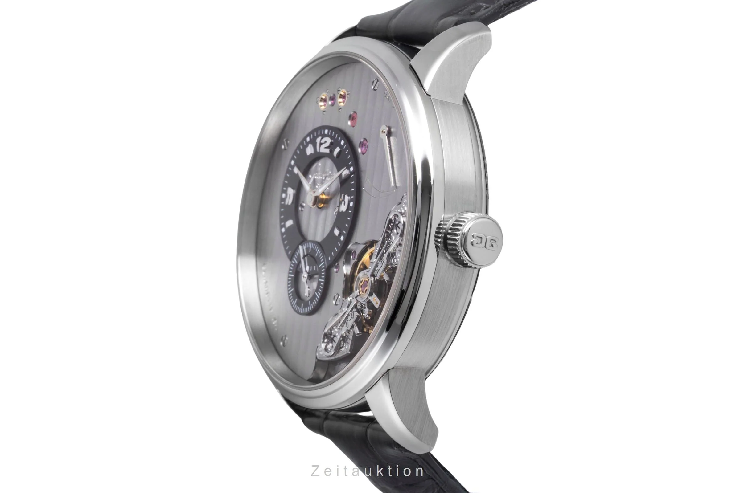 Glashütte PanoInverse XL steel manual winding men's watch 1-66-06-04-22  [2600294] - Image 7