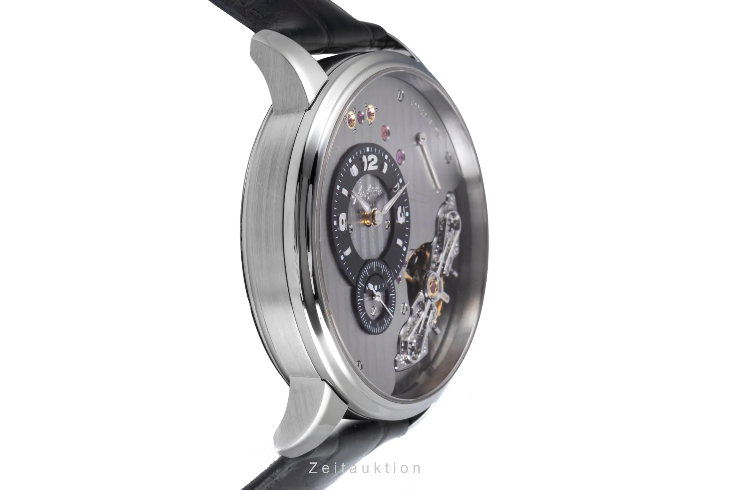 Glashütte PanoInverse XL steel manual winding men's watch 1-66-06-04-22  [2600294] - Image 8