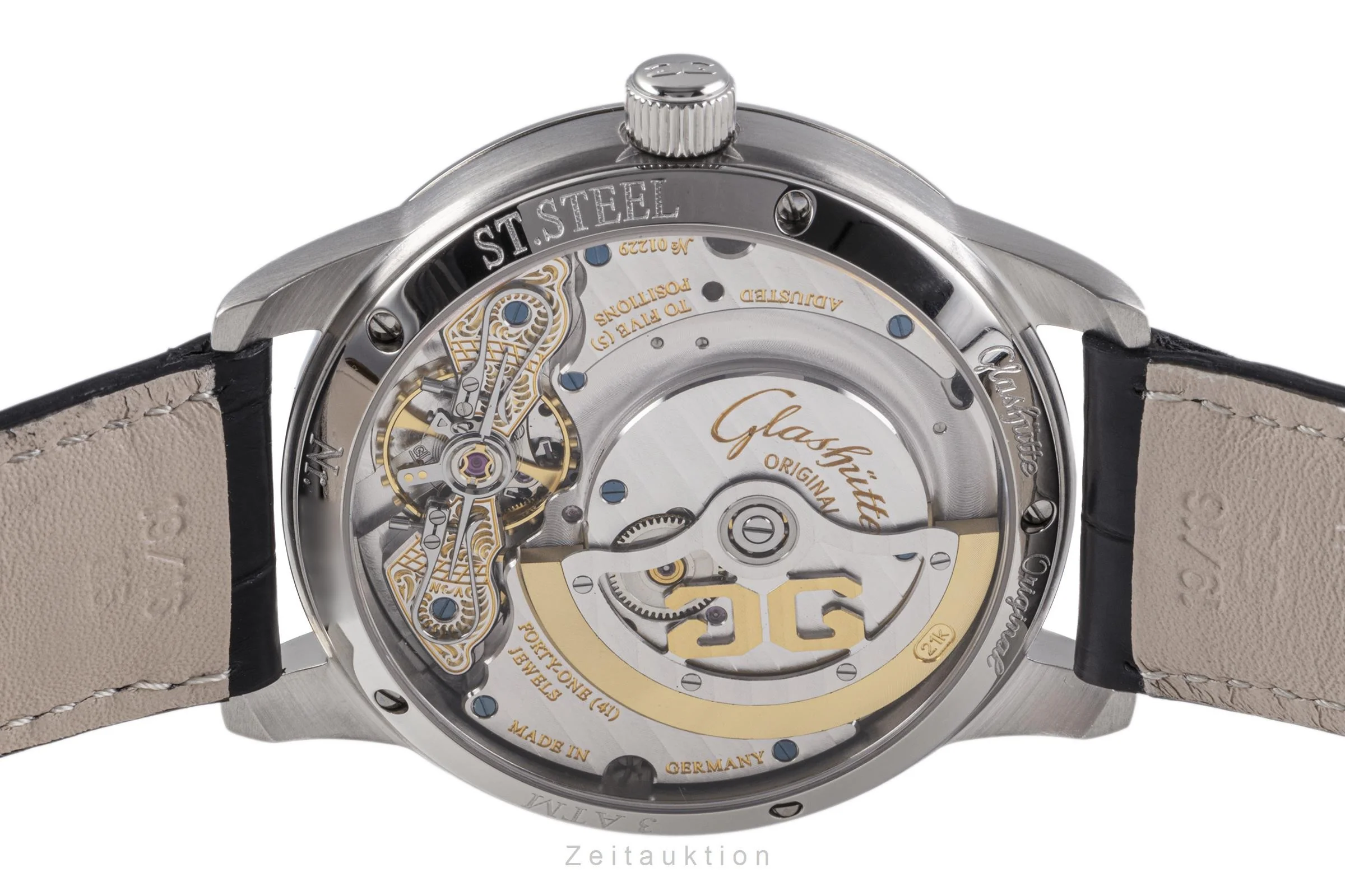 Glashütte PanoMaticDate steel automatic men's watch 190-01-02-02-04  [2302361] - Image 10