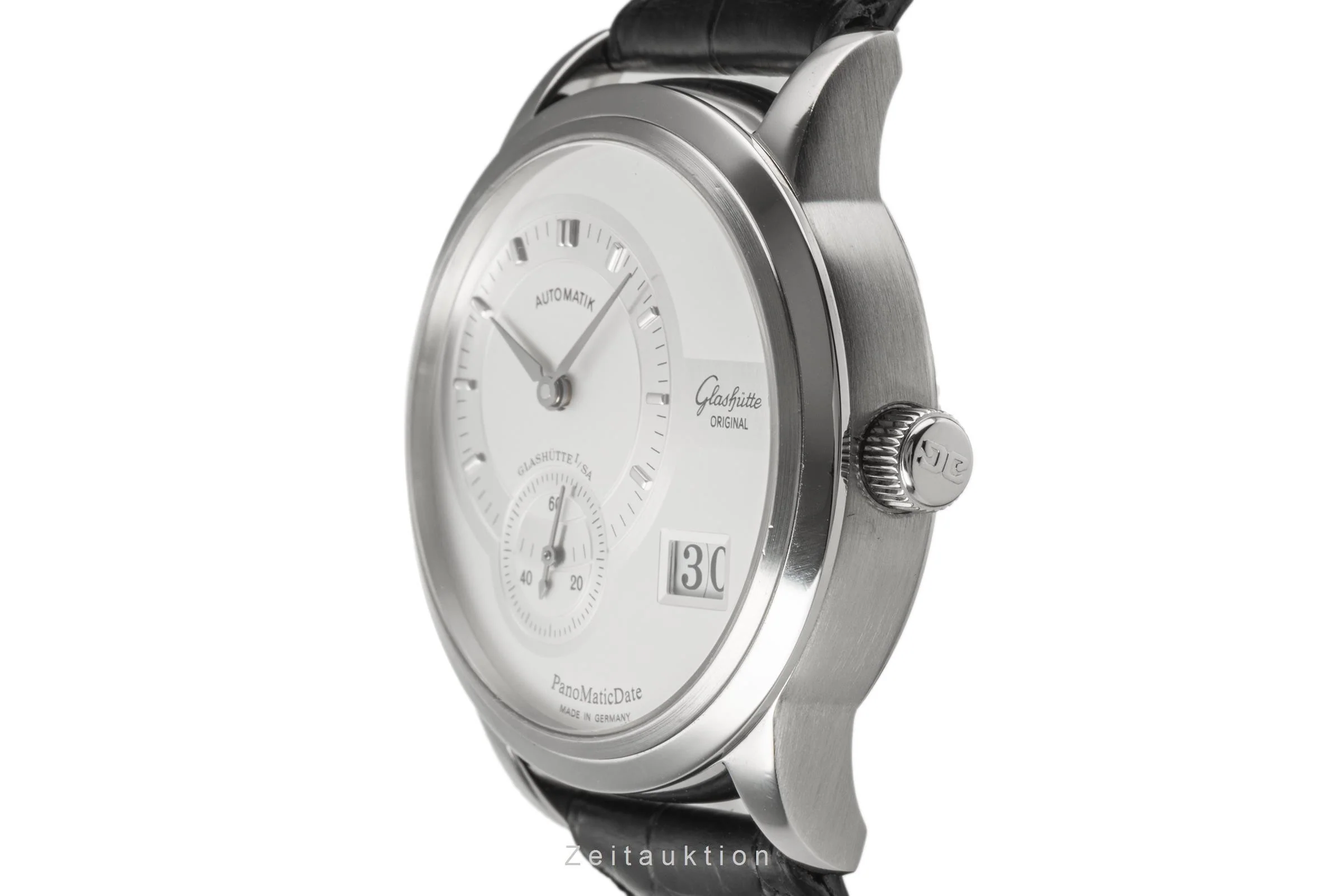 Glashütte PanoMaticDate steel automatic men's watch 190-01-02-02-04  [2302361] - Image 6