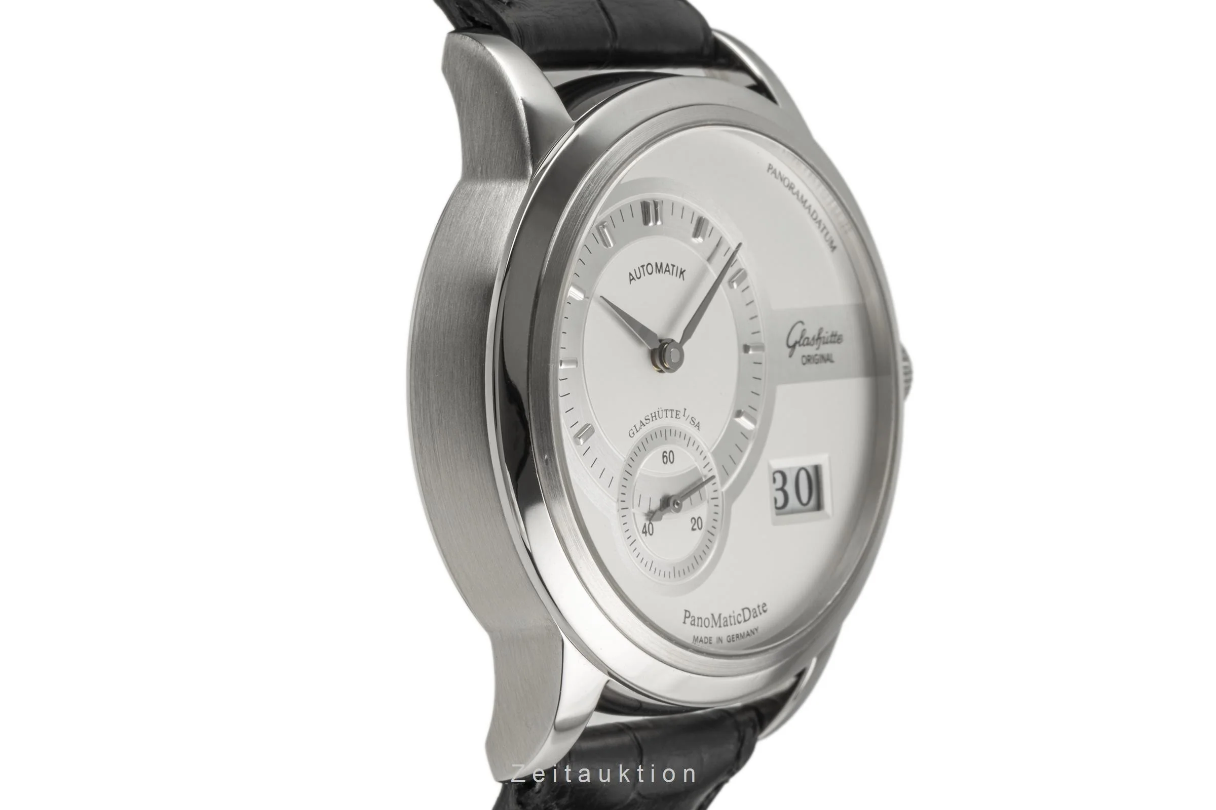 Glashütte PanoMaticDate steel automatic men's watch 190-01-02-02-04  [2302361] - Image 7