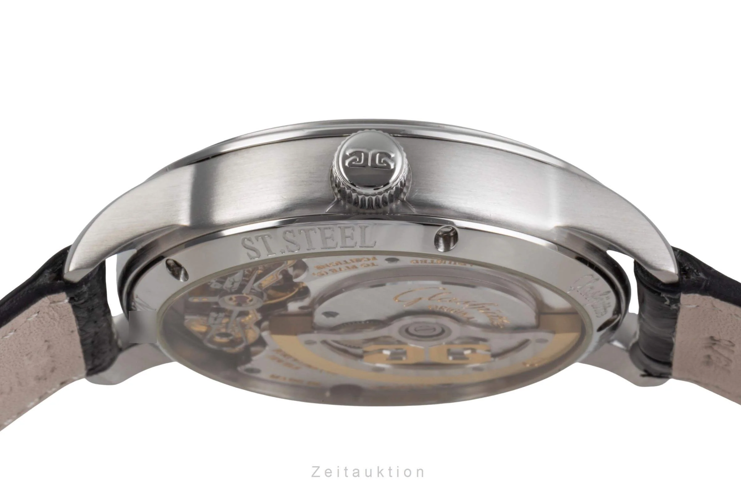 Glashütte PanoMaticDate steel automatic men's watch 90-01-02-02-04  [2502087] - Image 11