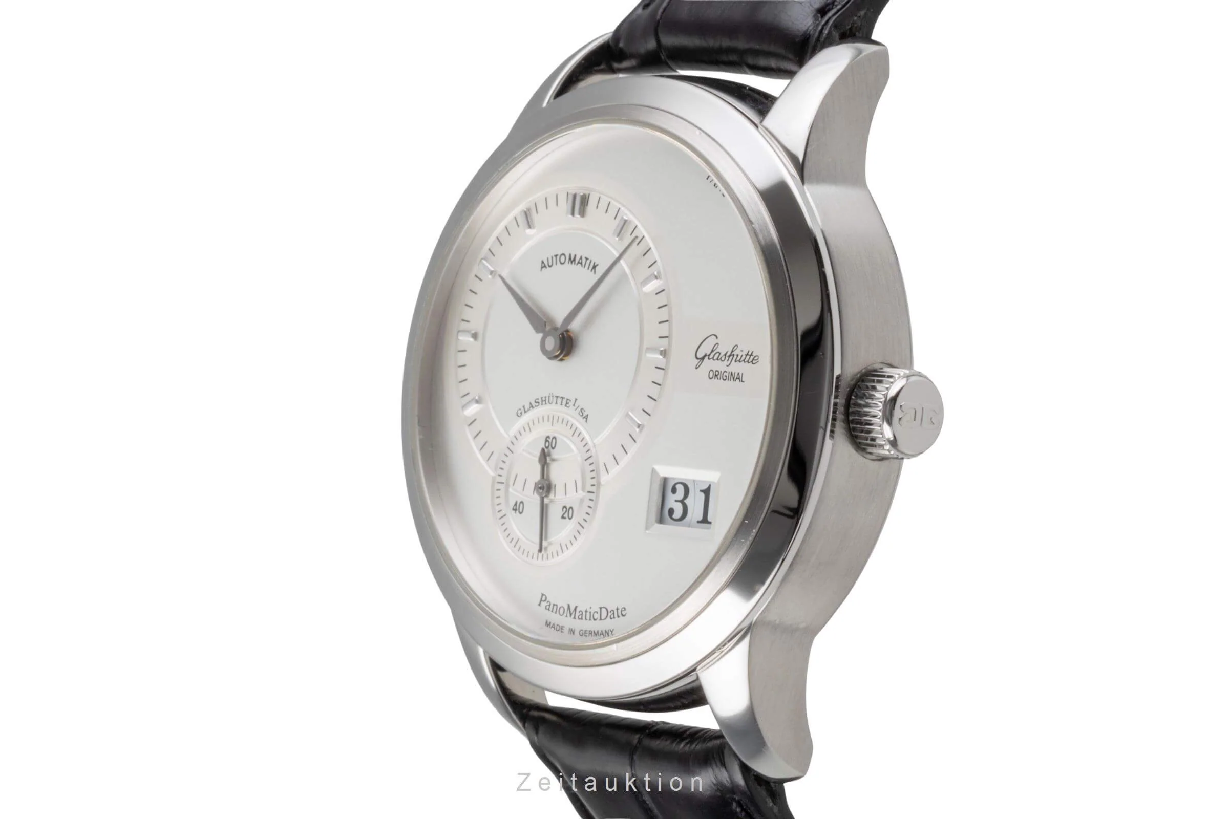 Glashütte PanoMaticDate steel automatic men's watch 90-01-02-02-04  [2502087] - Image 7