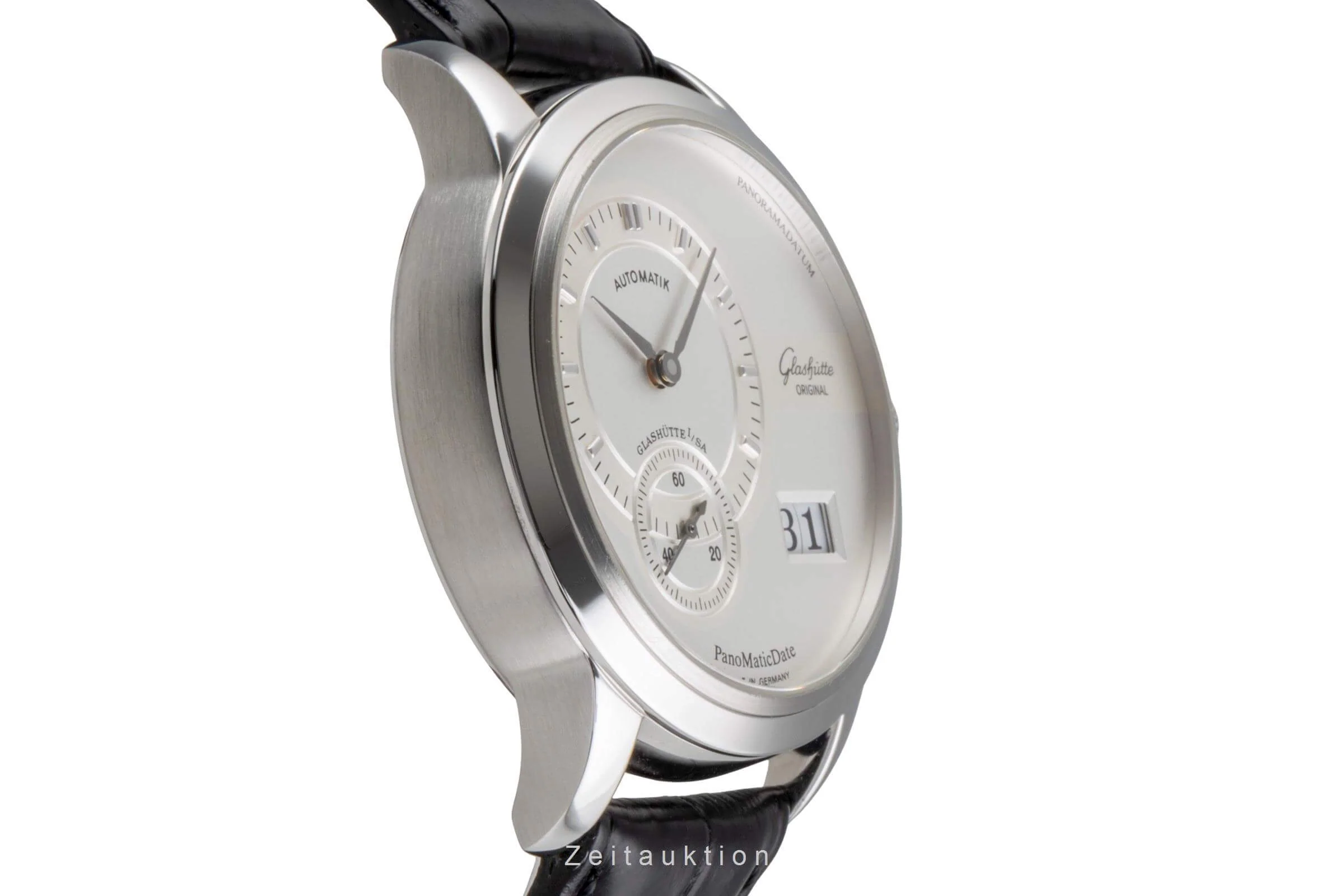 Glashütte PanoMaticDate steel automatic men's watch 90-01-02-02-04  [2502087] - Image 8
