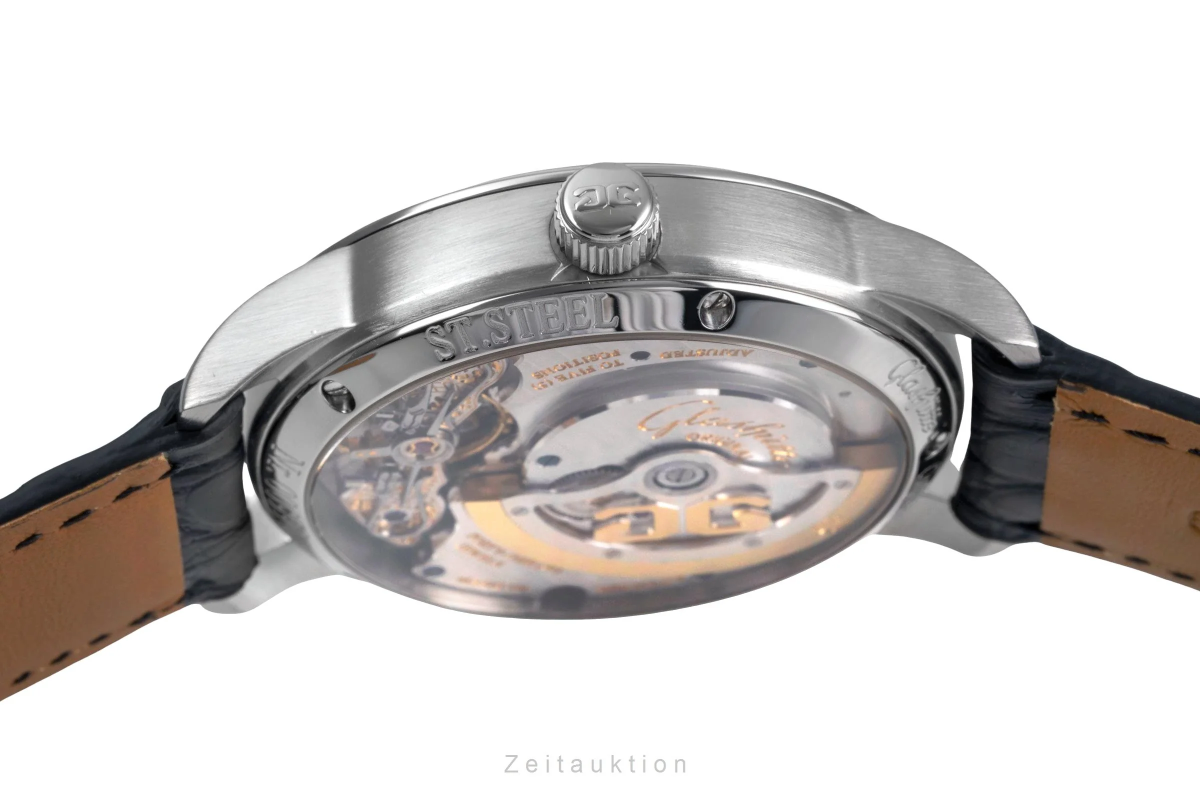 Glashütte PanoMaticDate steel automatic men's watch 90-01-02-02-04  [2503269] - Image 11